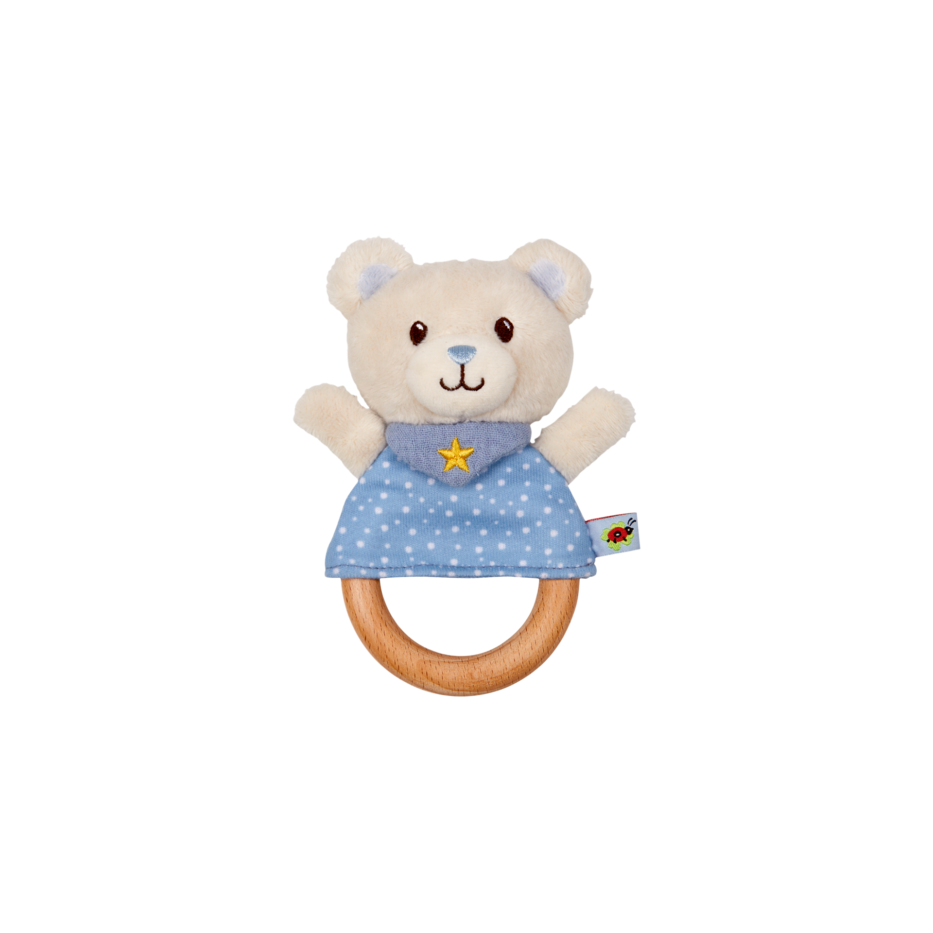 Greifling BabyGlück Teddy Blau