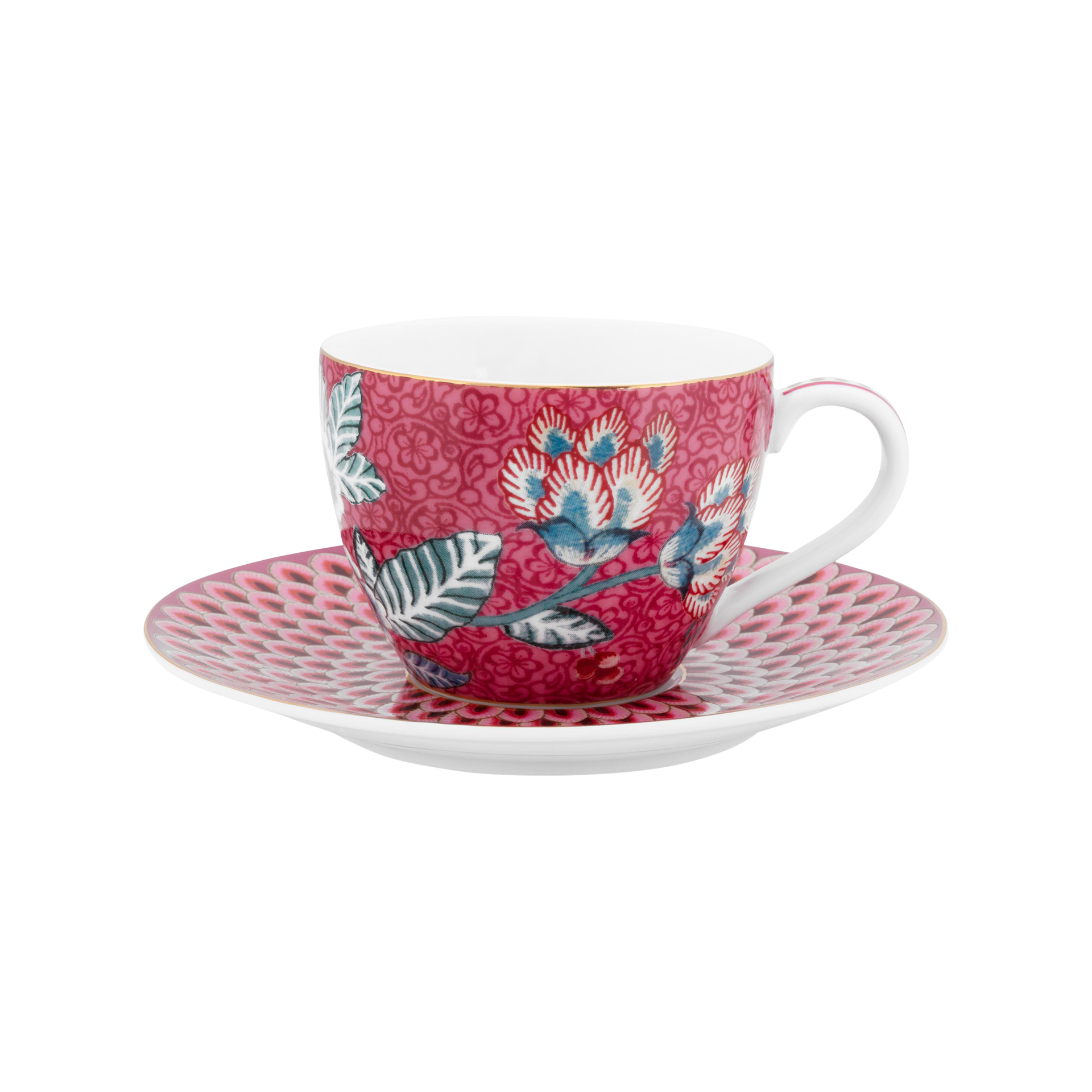 Espresso-Set Pip Home 2-teilig Dark Pink Espresso-Set Pip Home 2-teilig Dark Pink