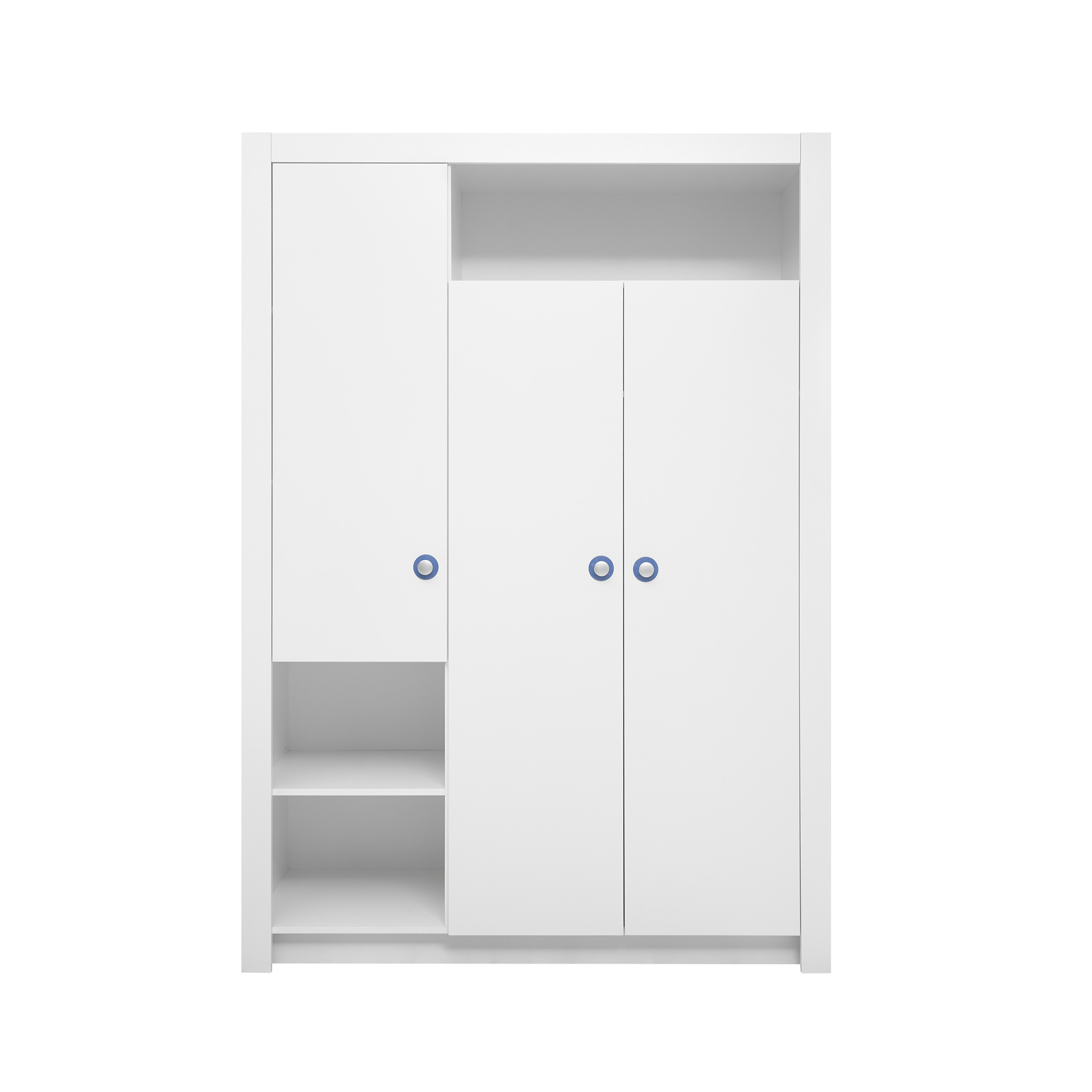 Drehtürenschrank Paola Weiß Drehtürenschrank Paola Weiß