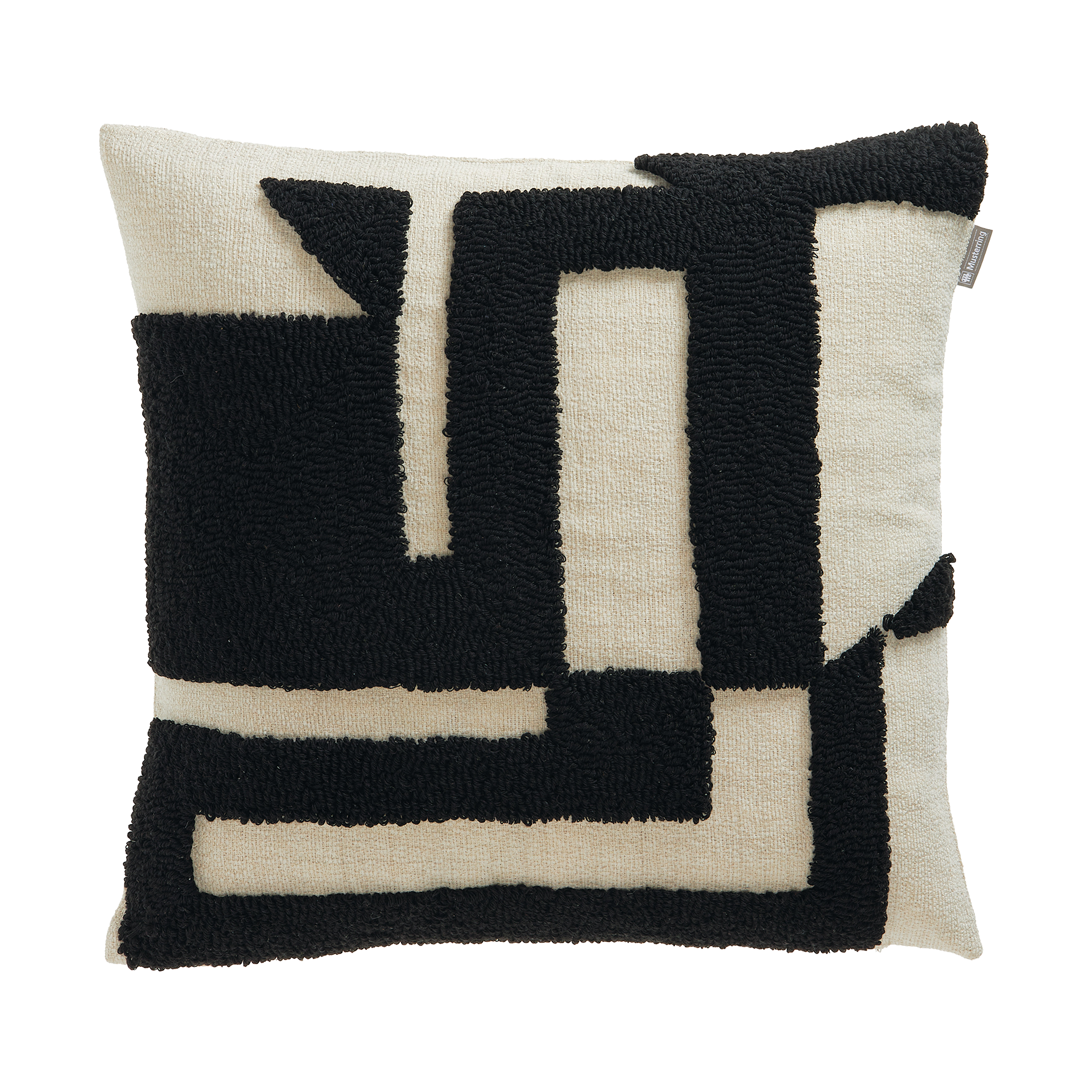 Musterring Kissenhülle Slow Schwarz 45x45cm