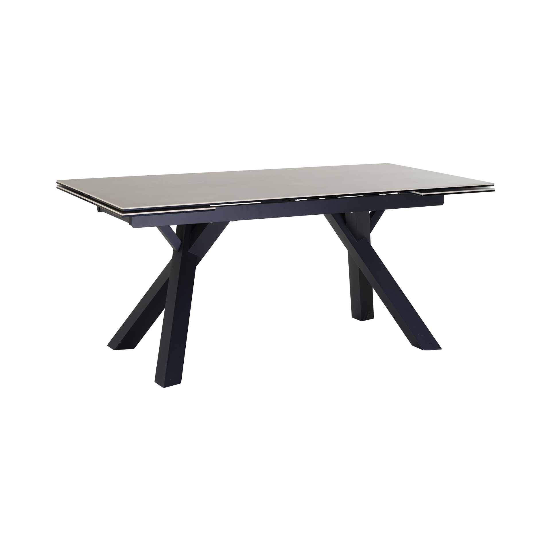 Hogarden Gartentisch ausziehbar Delah Grau 89.5*180*76 Hogarden Gartentisch ausziehbar Delah Grau 89.5*180*76