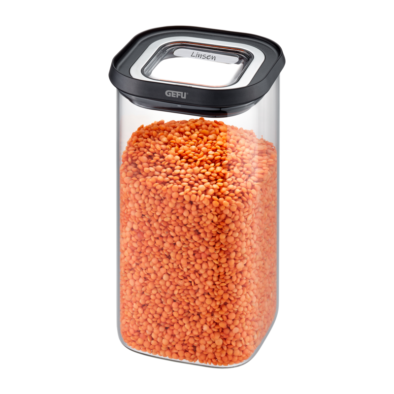Gefu Vorratsdose Pantry Schwarz-Silber