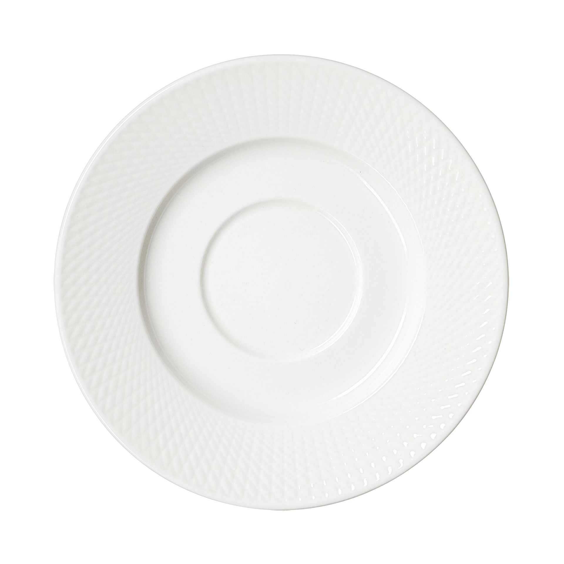 Espressountertasse Saphir weiß