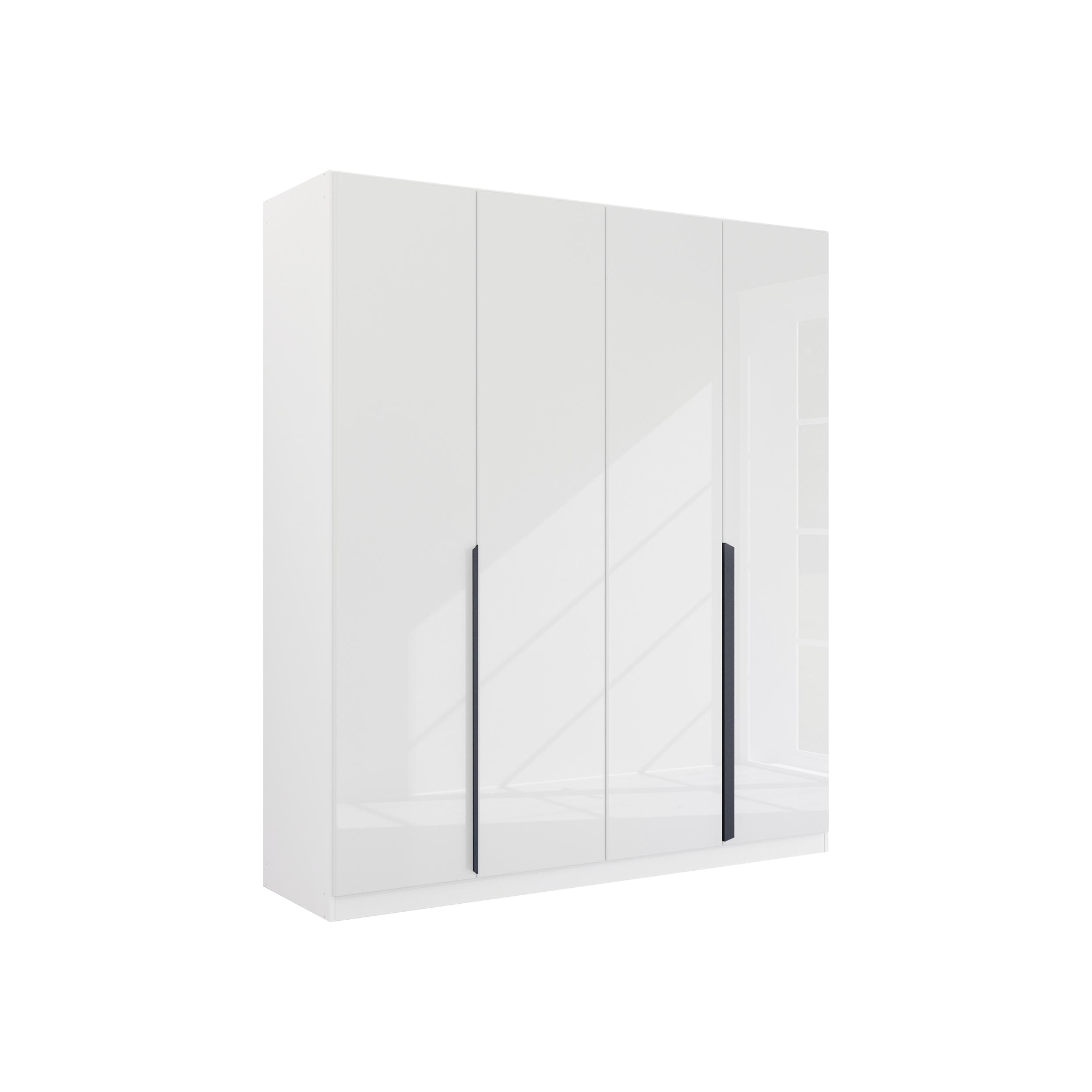 Drehtürenschrank Mood 4-türig Grau 54*181*210 Drehtürenschrank Mood 4-türig Grau 54*181*210