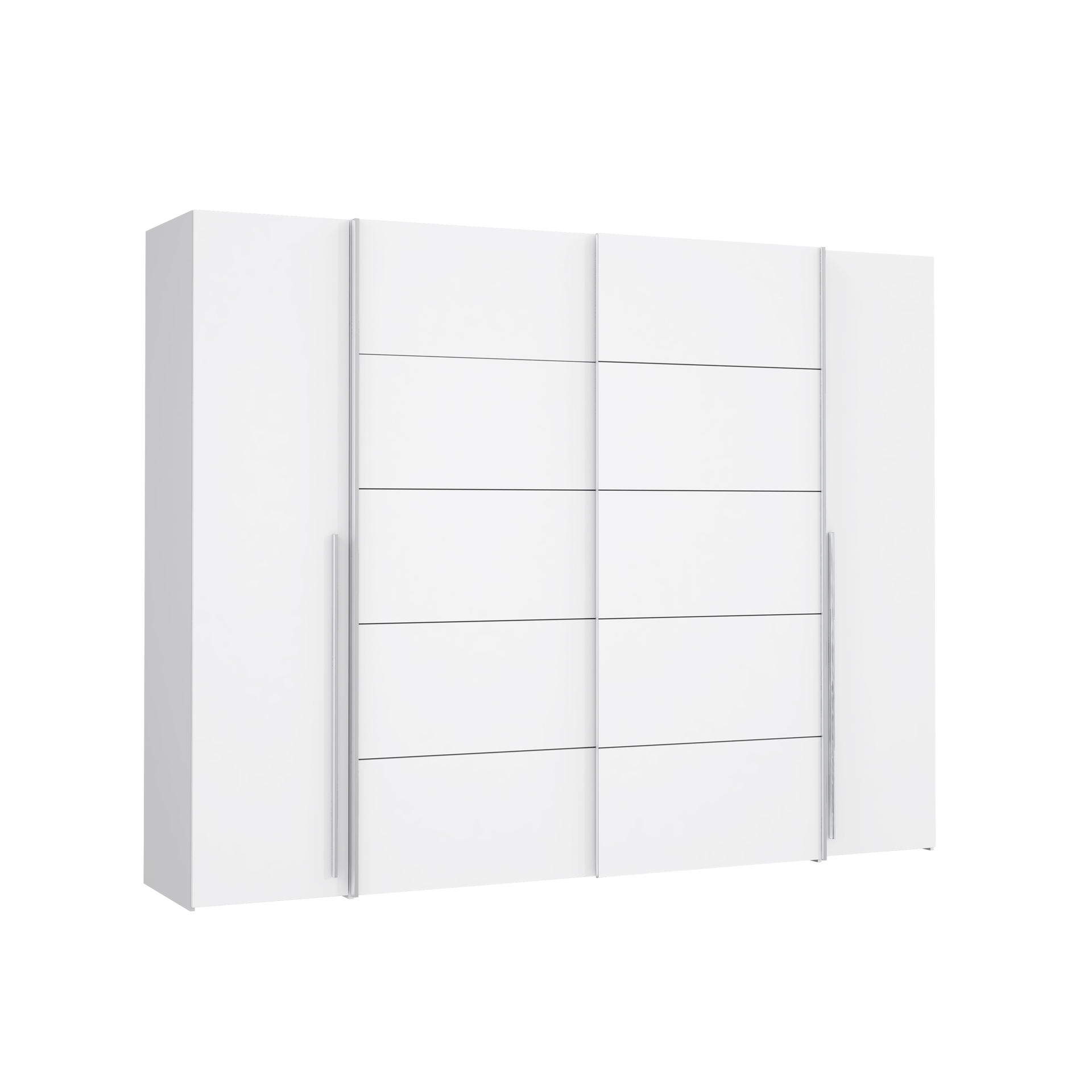 Schwebetürenschrank Nashville Weiß 61.2*270.3*210 Schwebetürenschrank Nashville Weiß 61.2*270.3*210