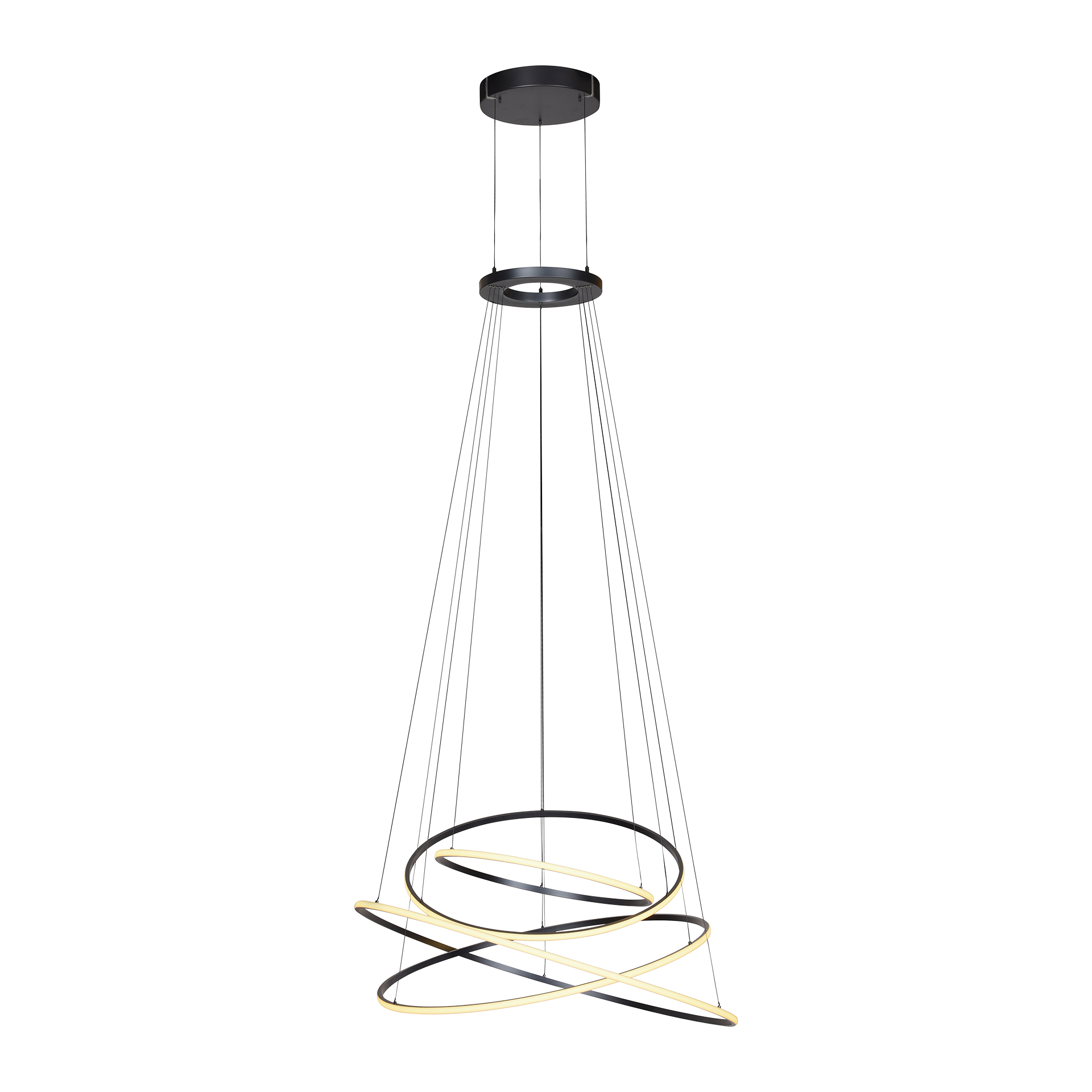 Pendelleuchte PURE E-Flying Rings Mystic Grey Pendelleuchte PURE E-Flying Rings Mystic Grey