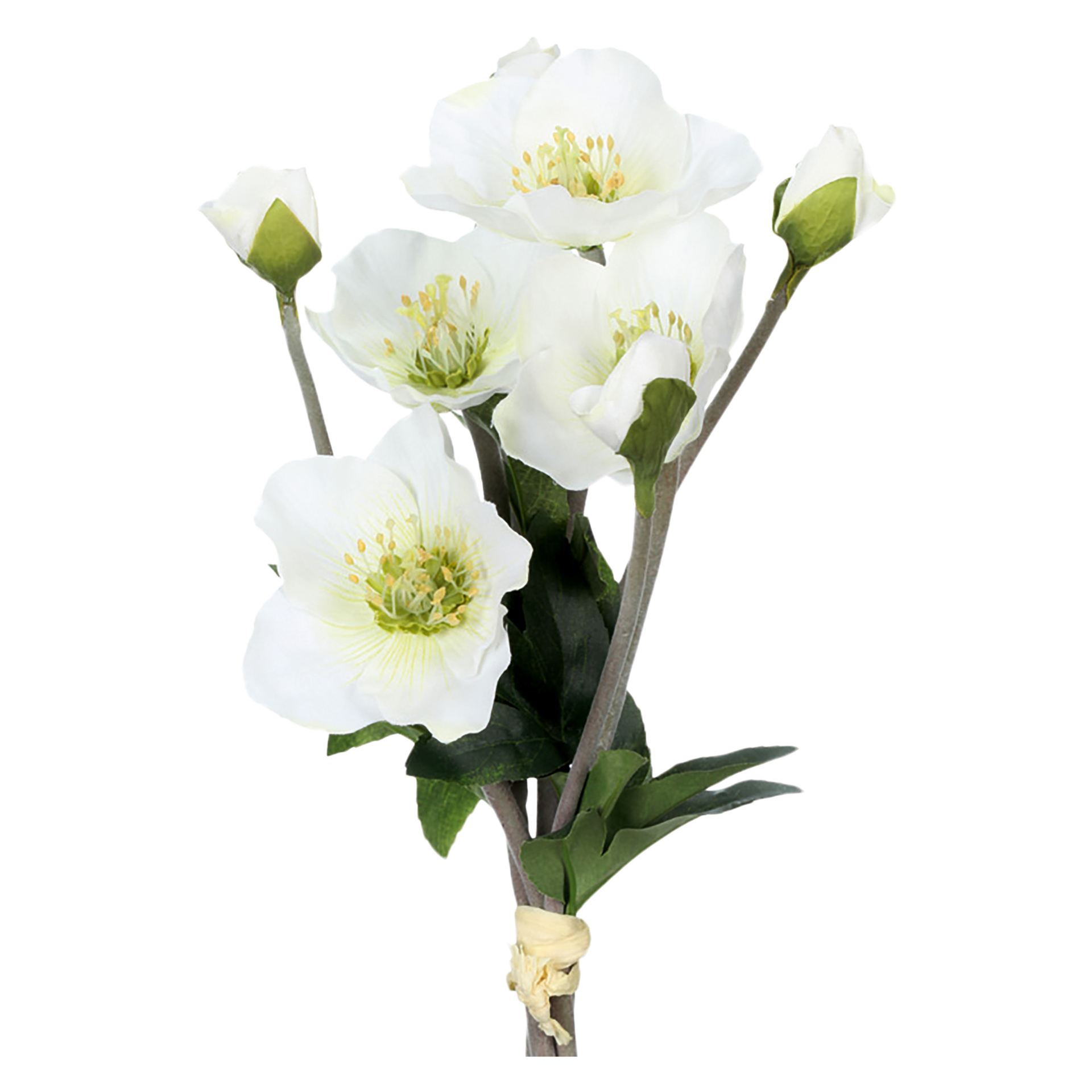 Kunstblume Christrosenbund Weiß