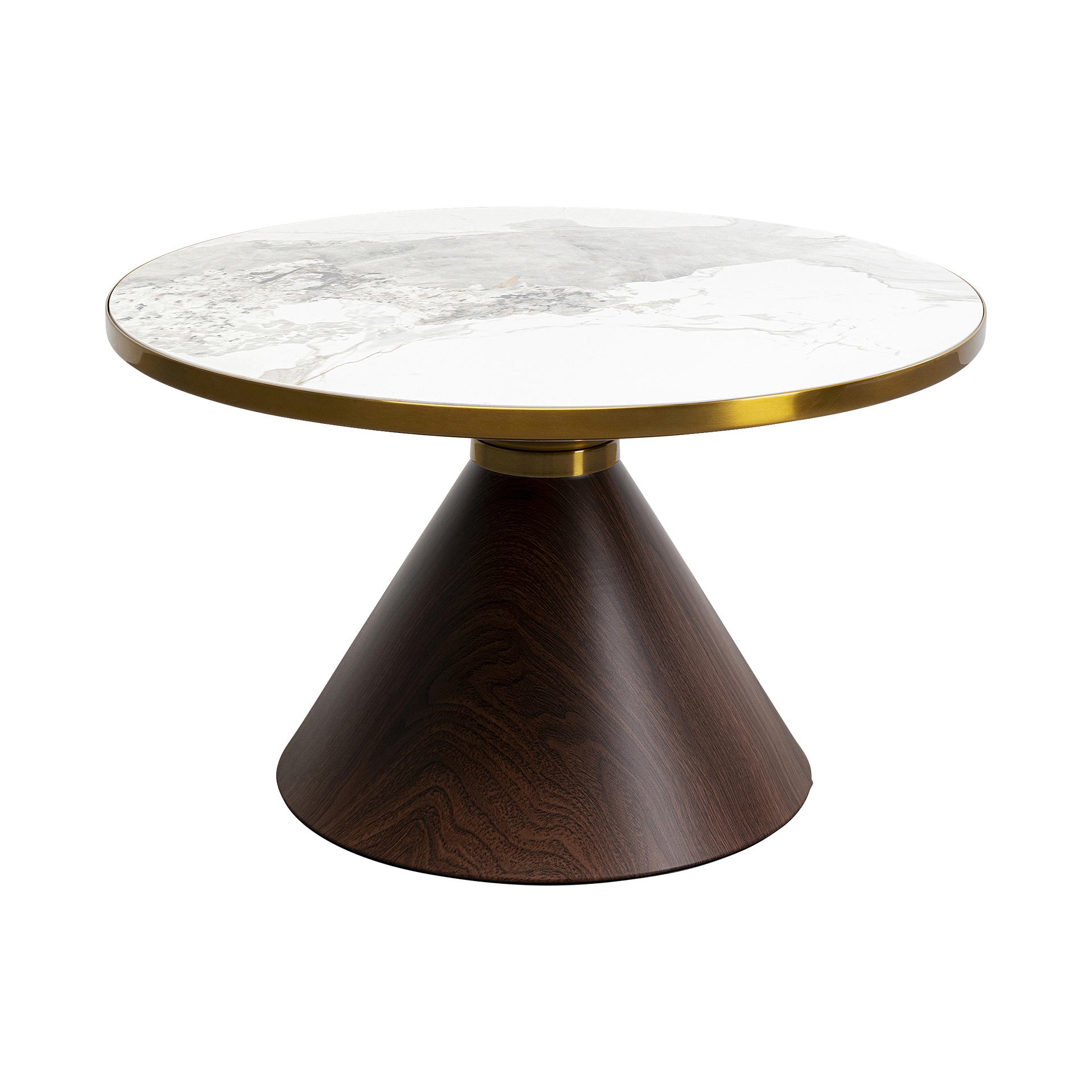 Kare Couchtisch Cono Braun