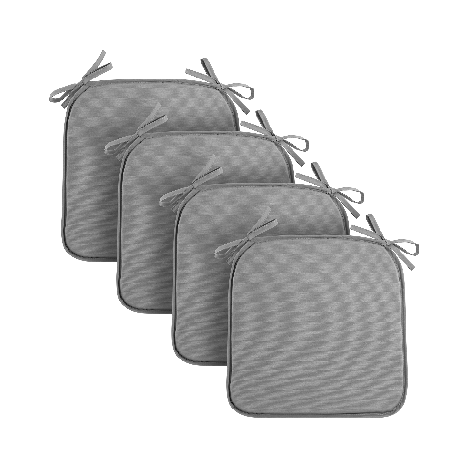Stuhlkissen Monaco Silber 4-teilig Stuhlkissen Monaco Silber 4-teilig