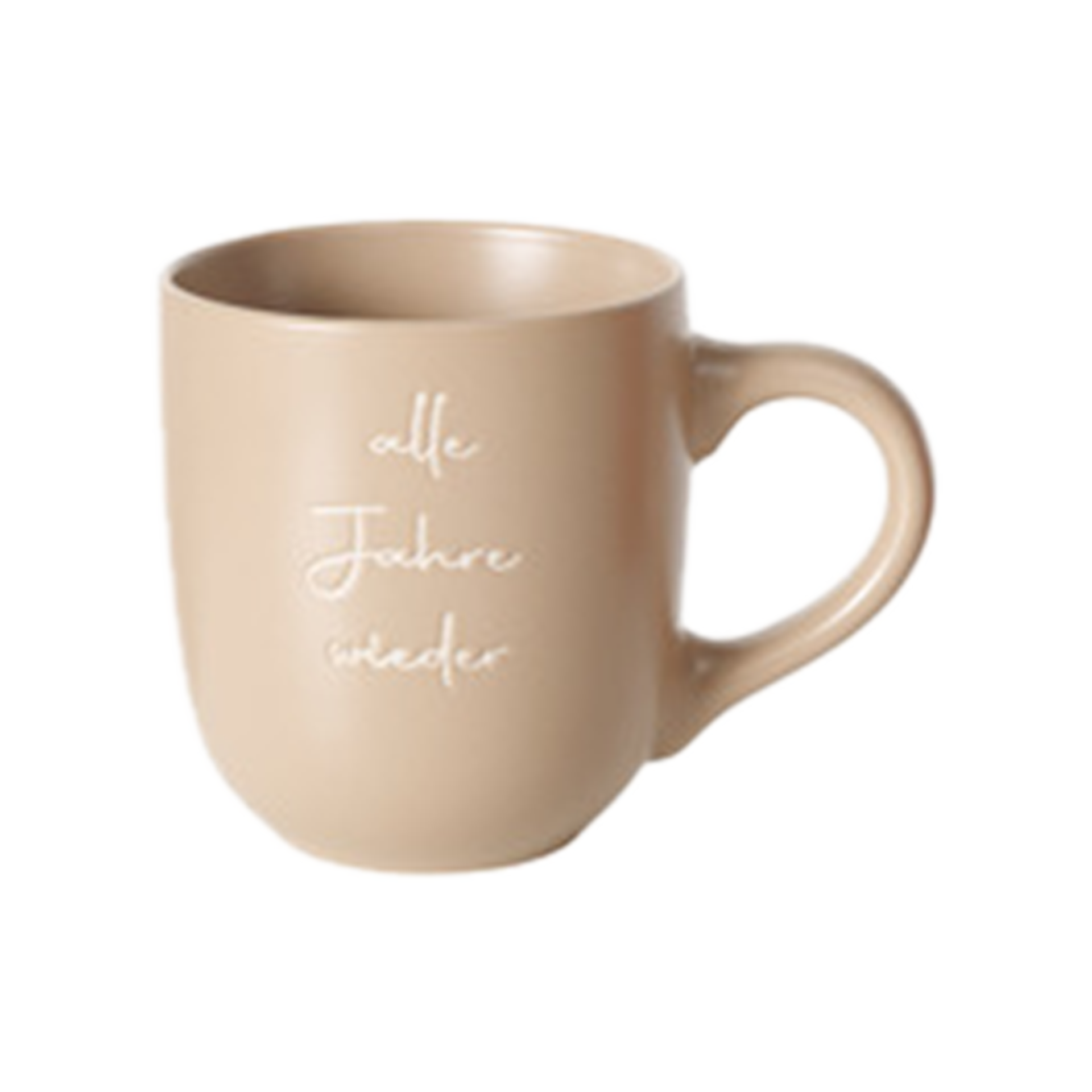 Becher Lieder Beige-Weiß