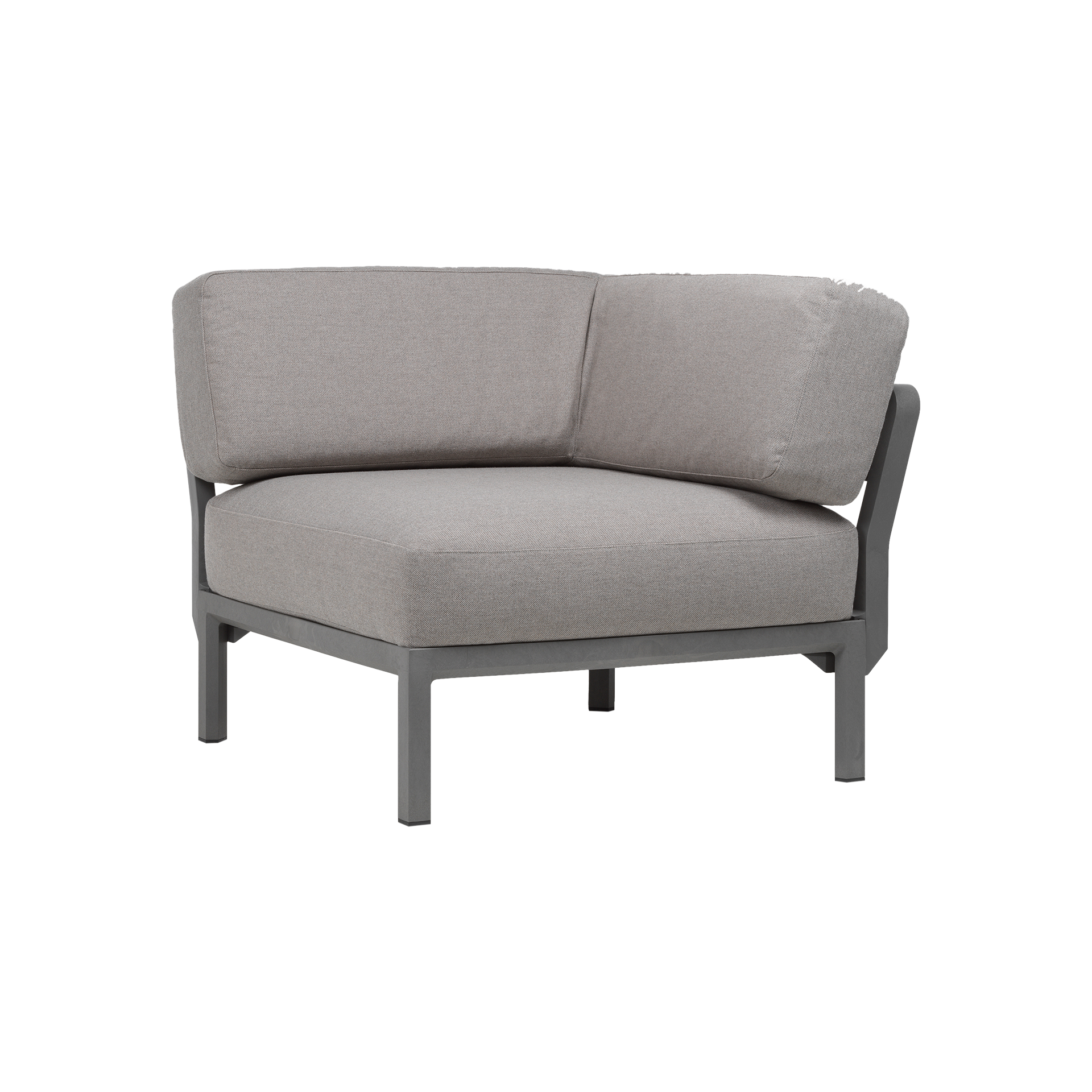 Nardi Eckmodul Maximo Sunbrella Grau