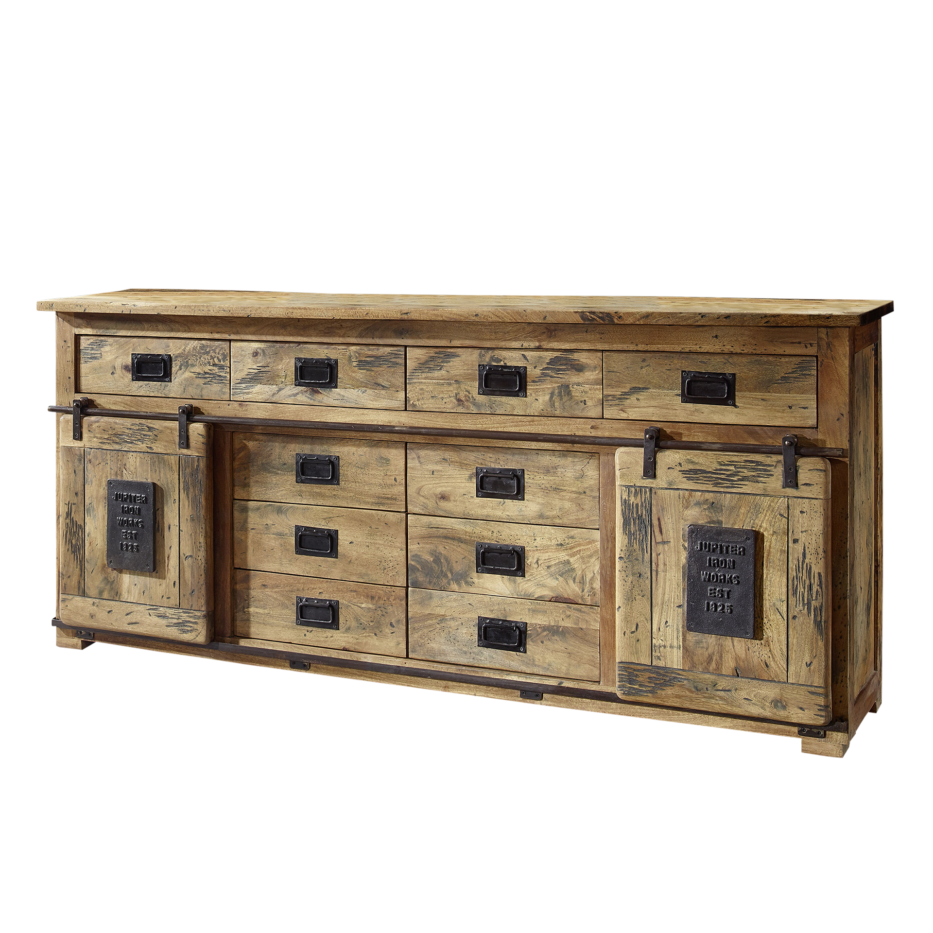 Novofurn Sideboard Lena Holzfarben 45*200*90