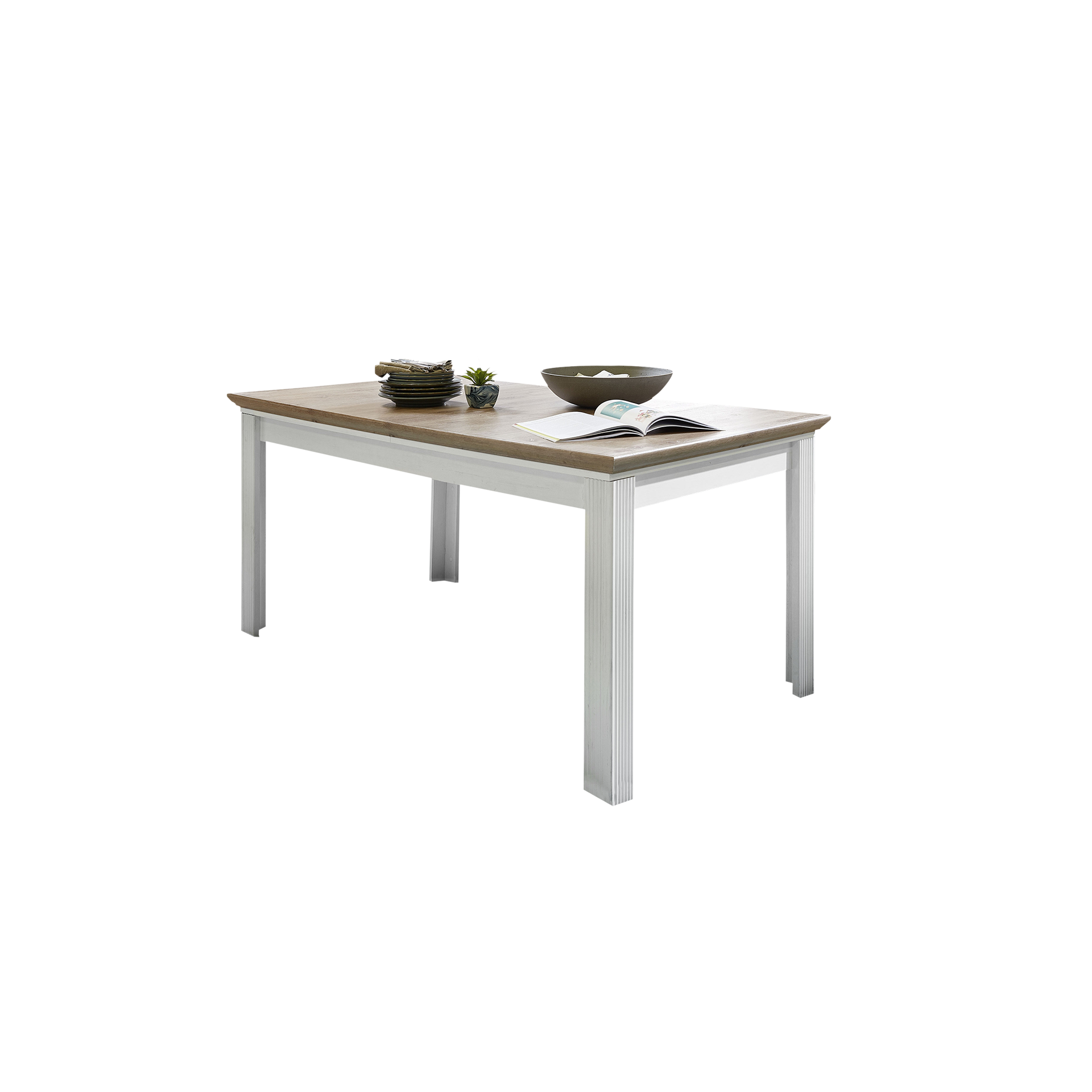 Novofurn Esstisch Imbria Weiß 160*76*90 Novofurn Esstisch Imbria Weiß 160*76*90