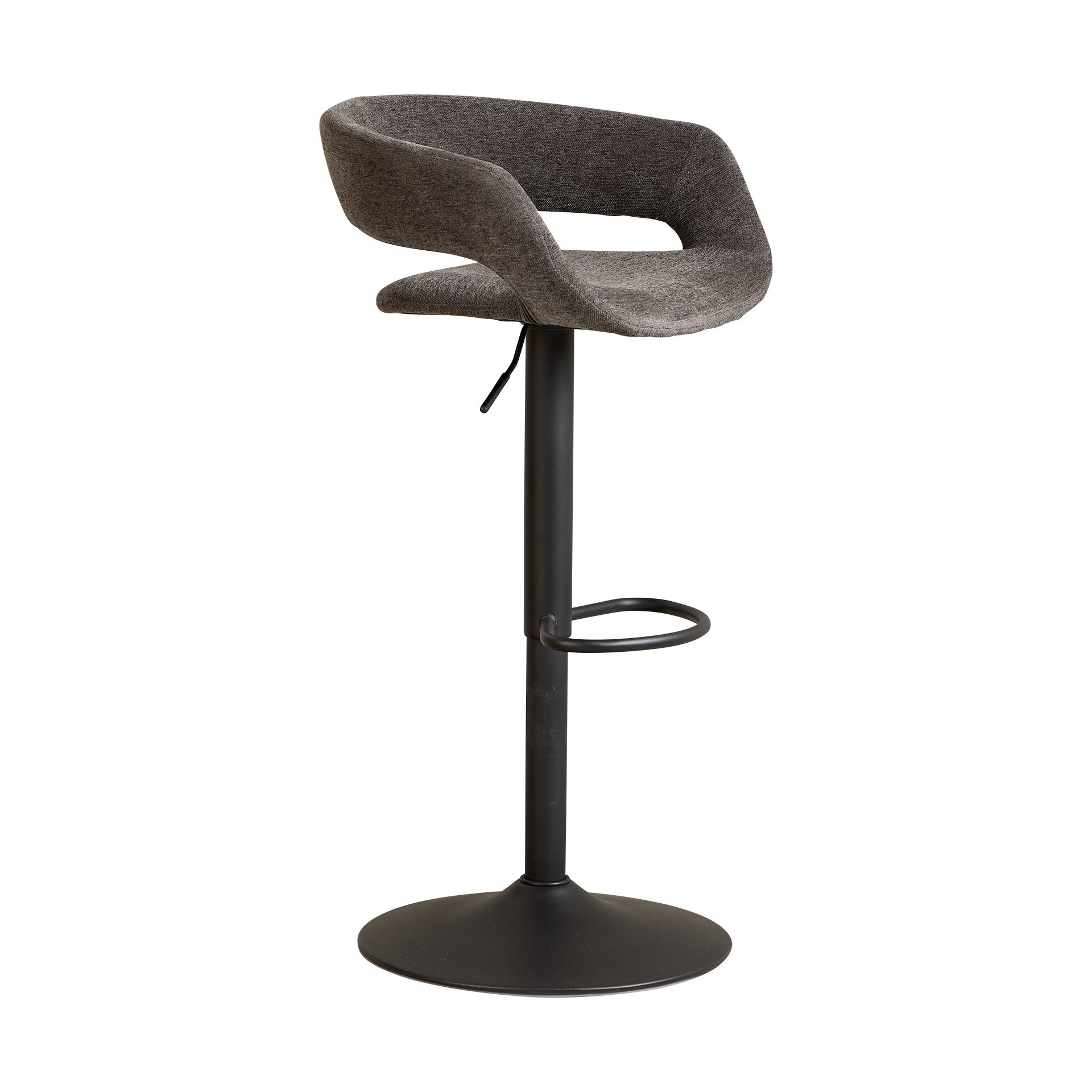 Barhocker Grace Stoff Apia dunkelgrau 458