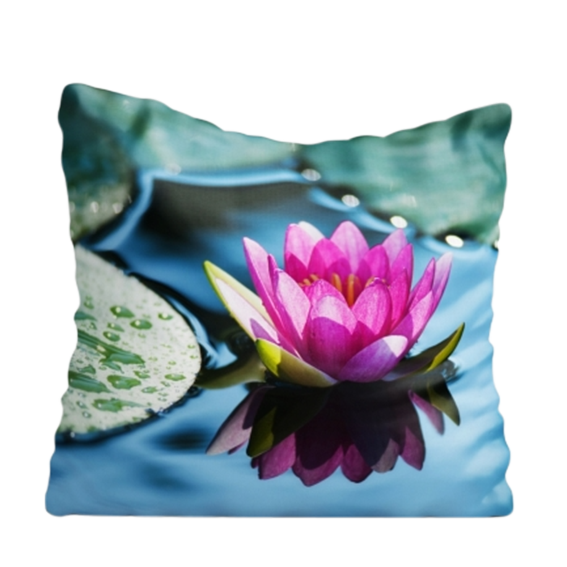 Outdoor-Kissen Lotusblume Mehrfarbig 45x45cm