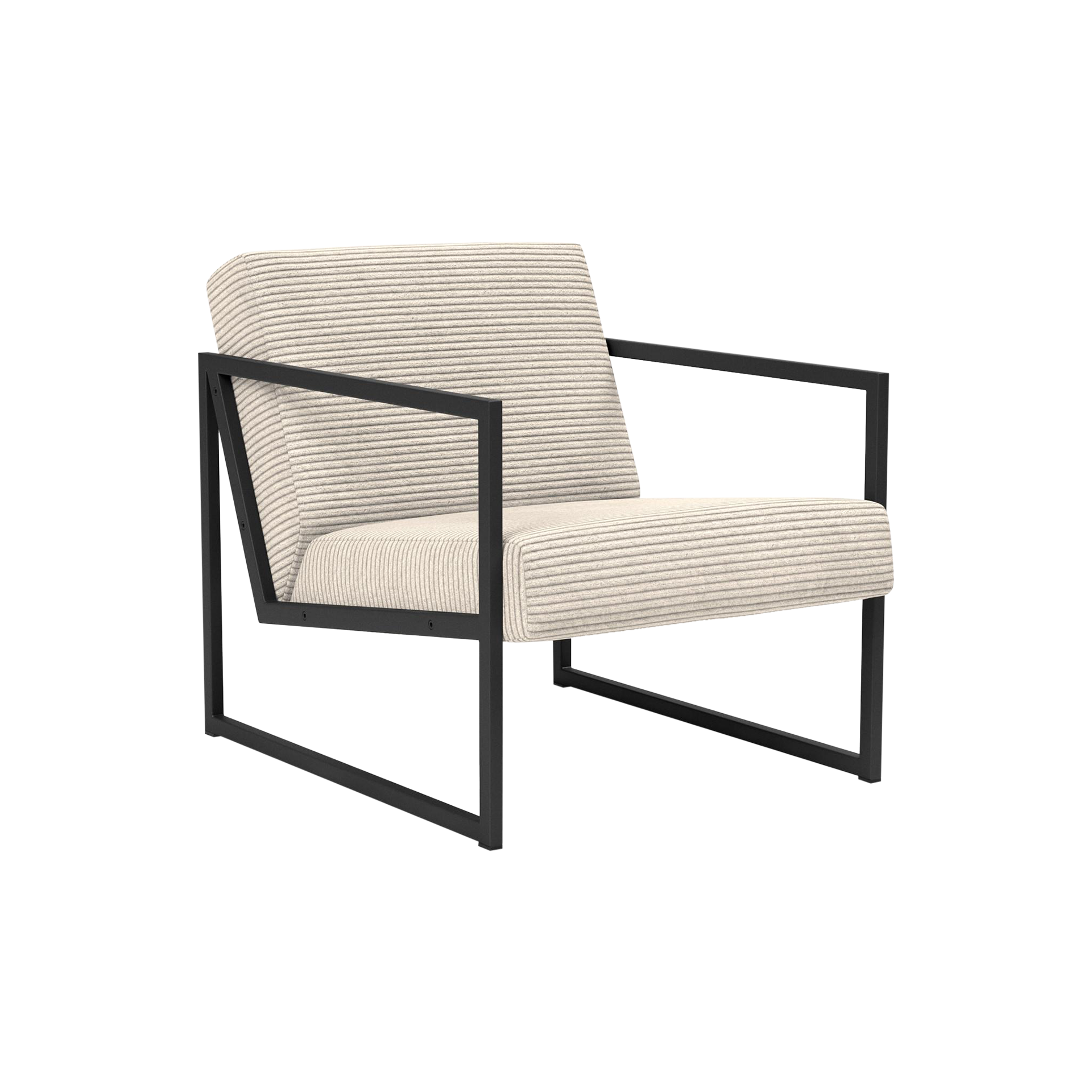 INNOVATION LIVING Sessel Vikko Bezug Corduroy Ivory 594 Fuß Schwarz INNOVATION LIVING Sessel Vikko Bezug Corduroy Ivory 594 Fuß Schwarz