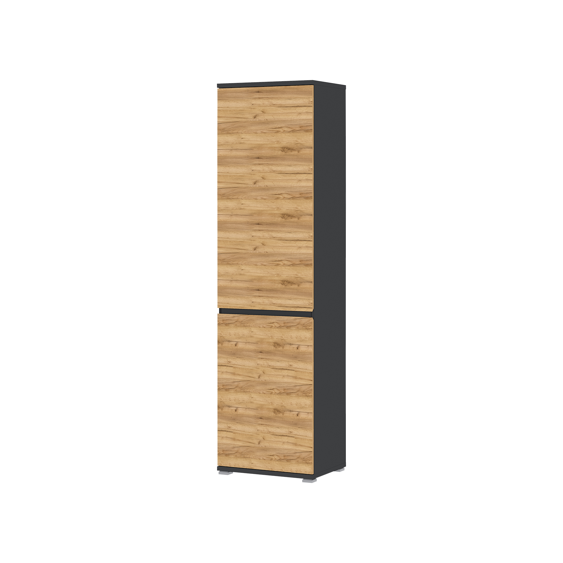Novofurn Garderobenschrank Lisa Eichefarben