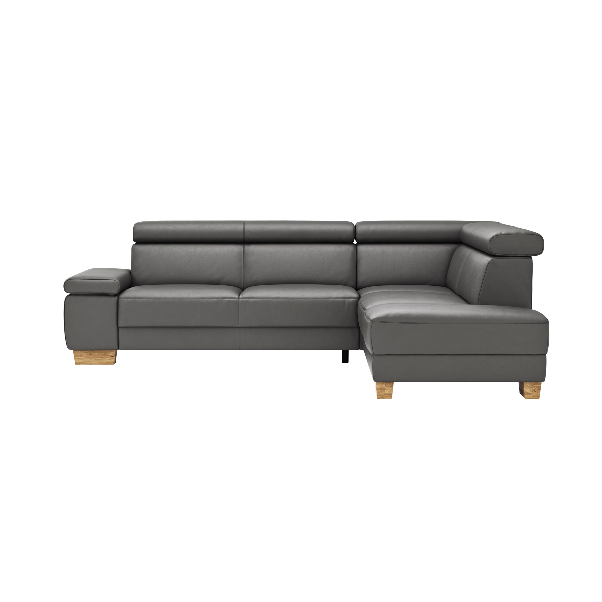 Natura Ecksofa Philadelphia Grau Ottomane rechts Natura Ecksofa Philadelphia Grau Ottomane rechts