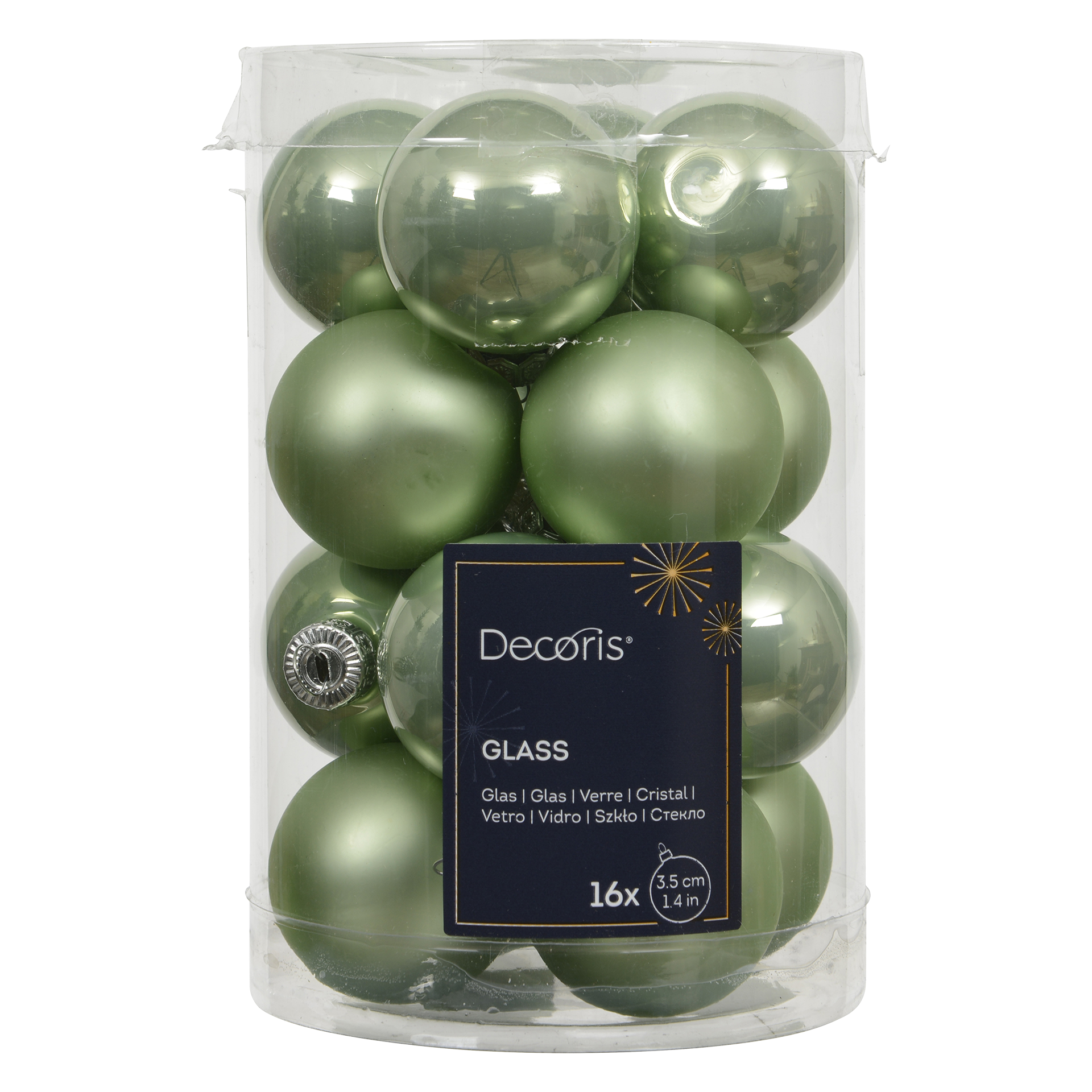 Weihnachtskugeln Forest matcha green