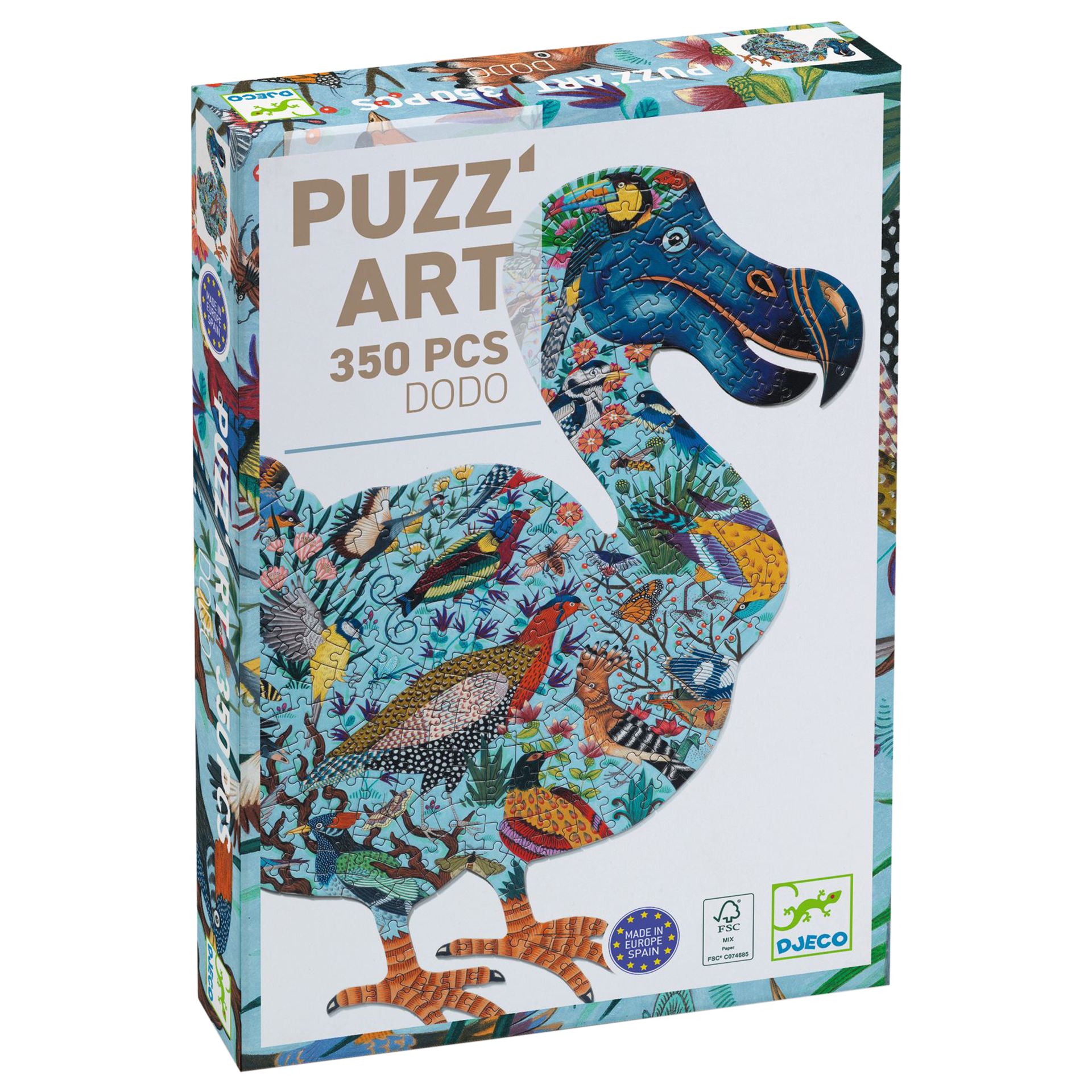 Puzzle Puzz'Art Dodo 350-tlg. Blau-Bunt