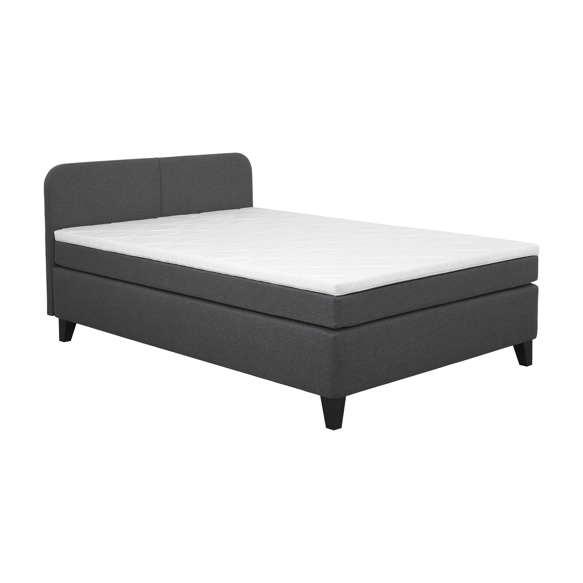 Boxspringbett Jill Anthrazit 140x200 cm Boxspringbett Jill Anthrazit 140x200 cm