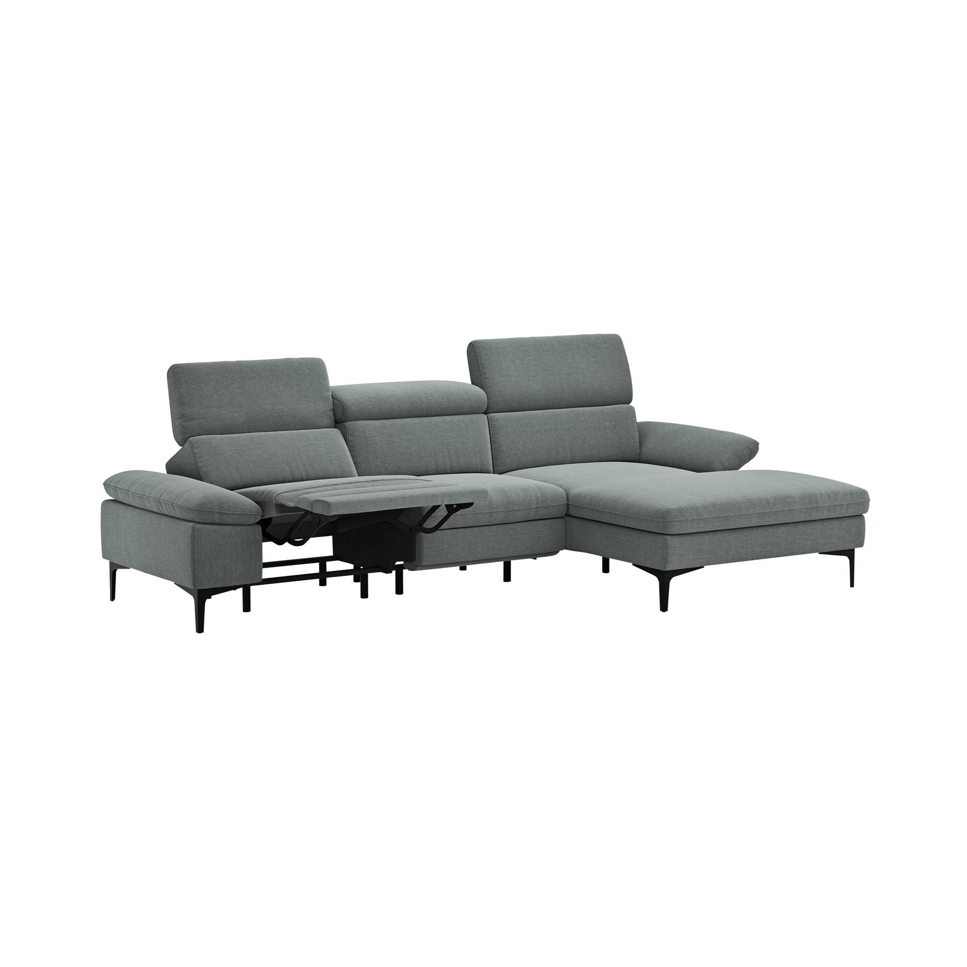 Global wohnen Ecksofa Felipa Plump Armlehne verstellbar Kopfteilverstellung Relaxfunktion motorisch Rücken echt Global wohnen Ecksofa Felipa Plump Armlehne verstellbar Kopfteilverstellung Relaxfunktion motorisch Rücken echt