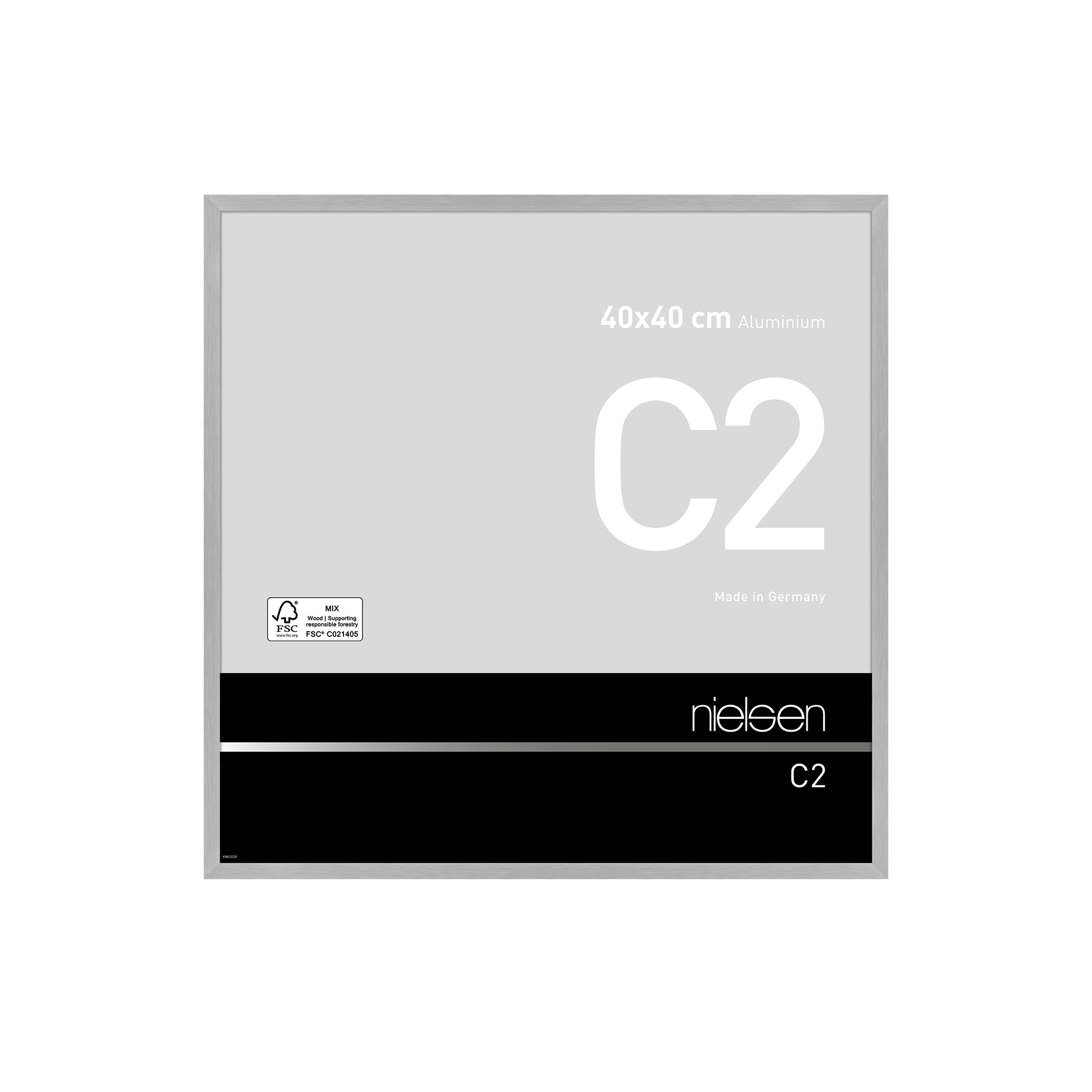 Bilderrahmen C2 Struktur silber matt