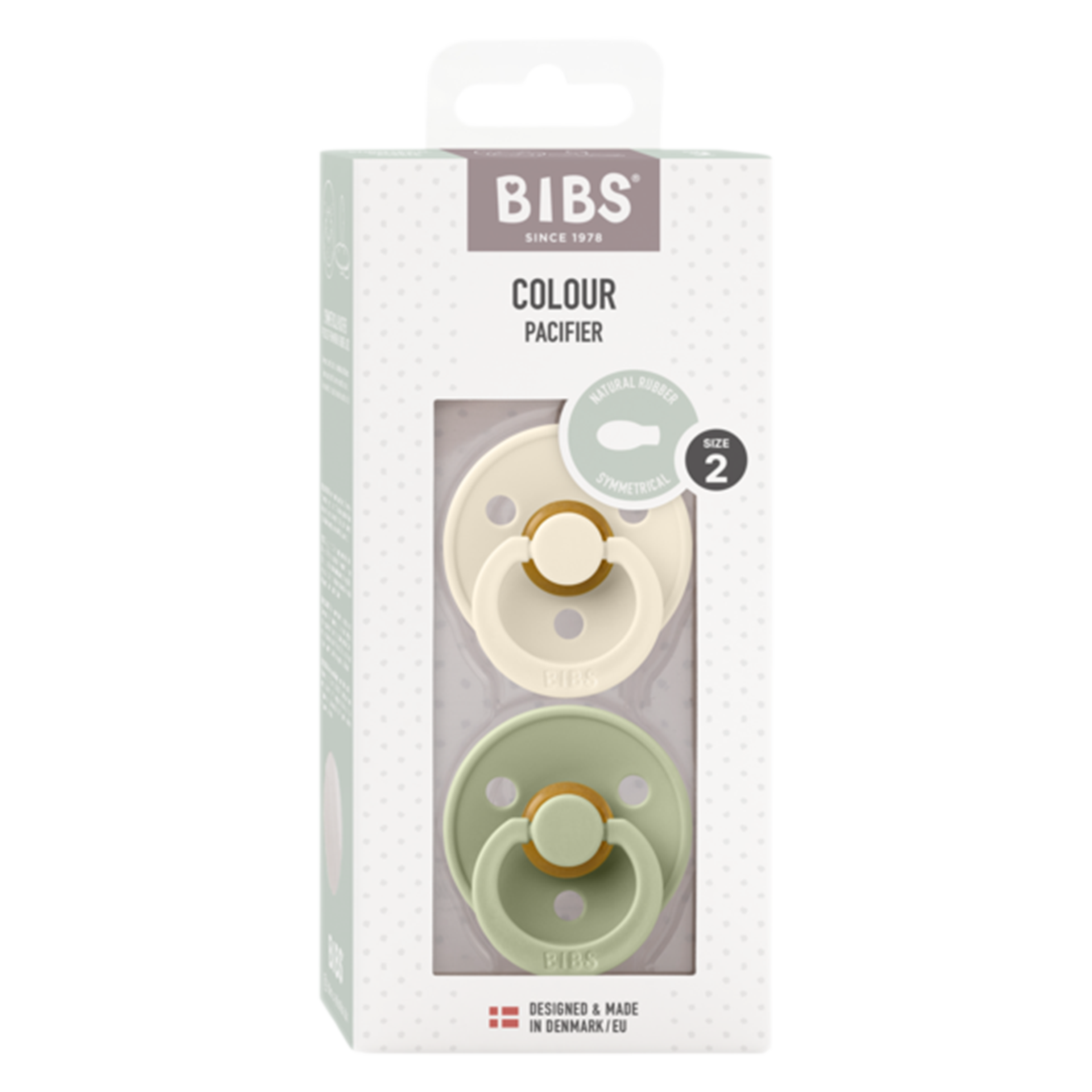 Schnuller BIBS Colour Anatomischer Sauger Sand & Ivory