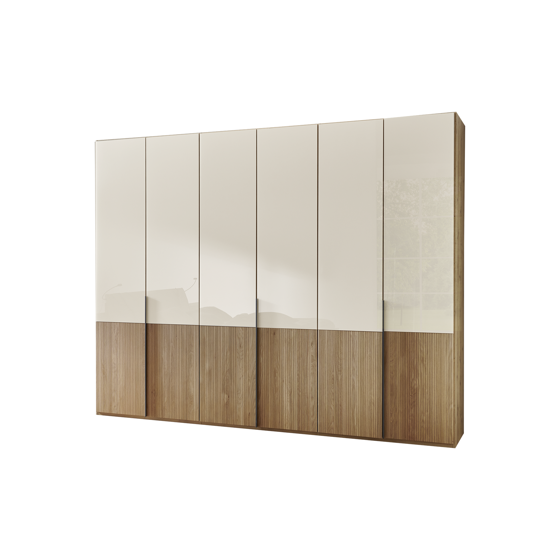 Collection H Drehtürenschrank Vivaldi 6-türig Eichefarben 58*300*216 Collection H Drehtürenschrank Vivaldi 6-türig Eichefarben 58*300*216