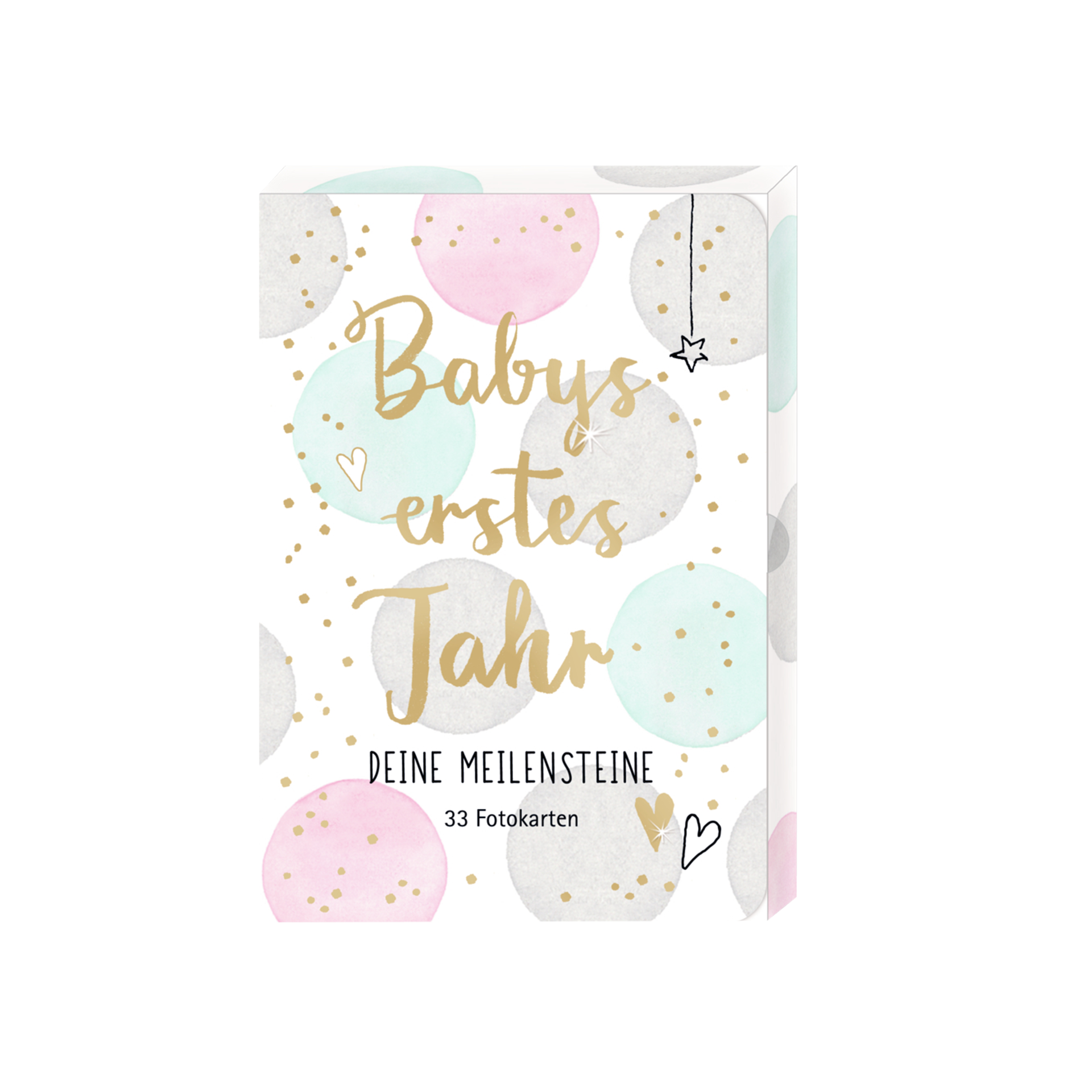 Alben Fotokarten-Box Babys erstes Jahr Mehrfarbig Alben Fotokarten-Box Babys erstes Jahr Mehrfarbig