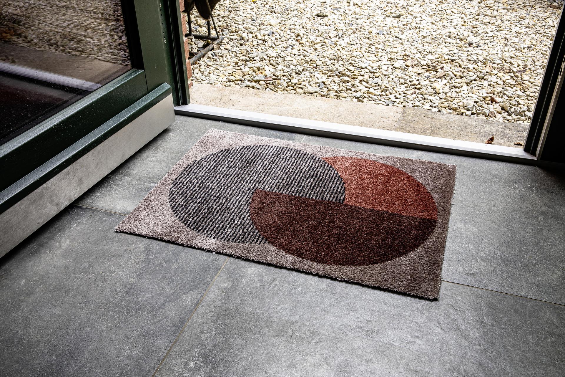 SCHÖNER WOHNEN-Kollektion Fußmatte Manhattan 50x70 Beige-Terracotta SCHÖNER WOHNEN-Kollektion Fußmatte Manhattan 50x70 Beige-Terracotta