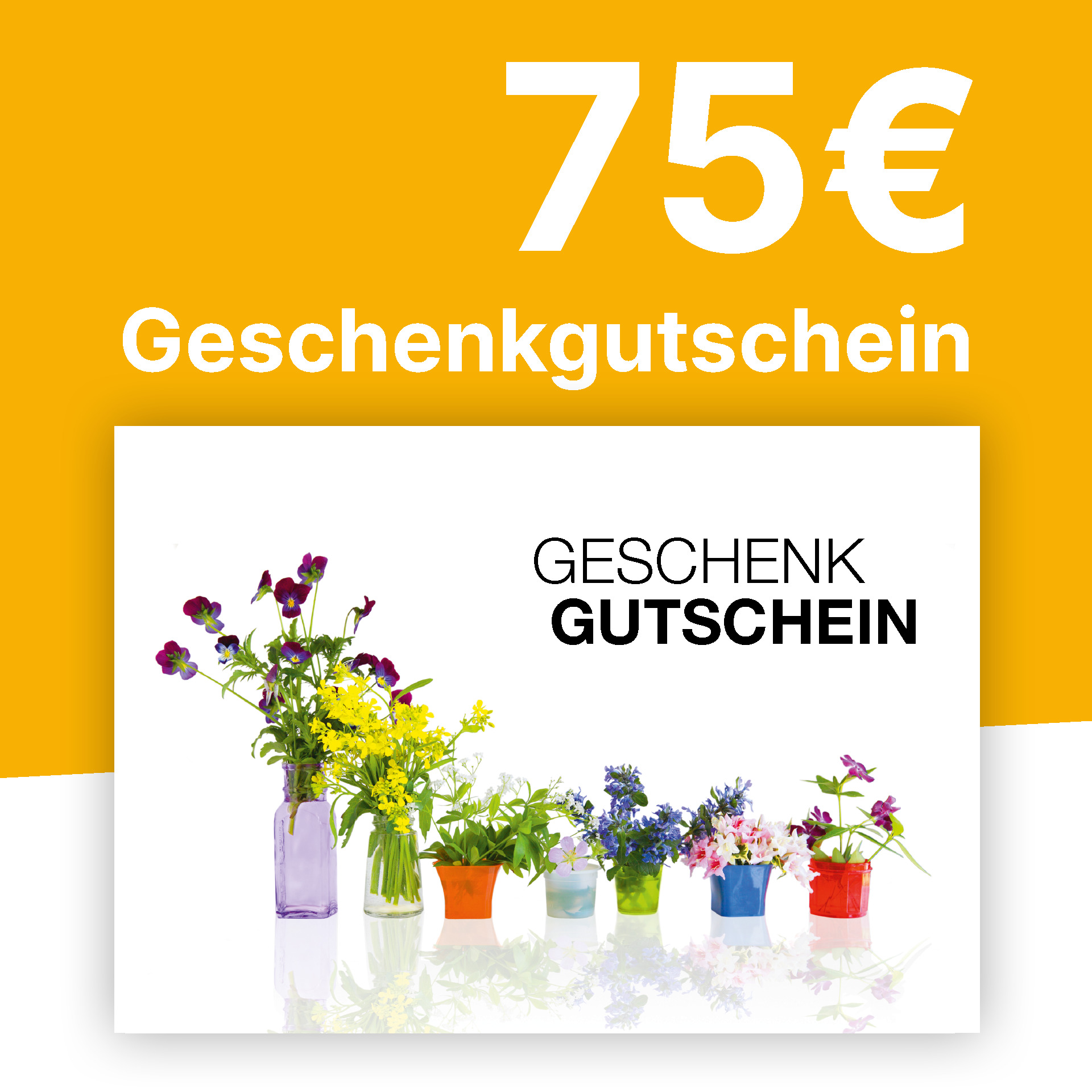 Gutschein 75,- € Gutschein 75,- €