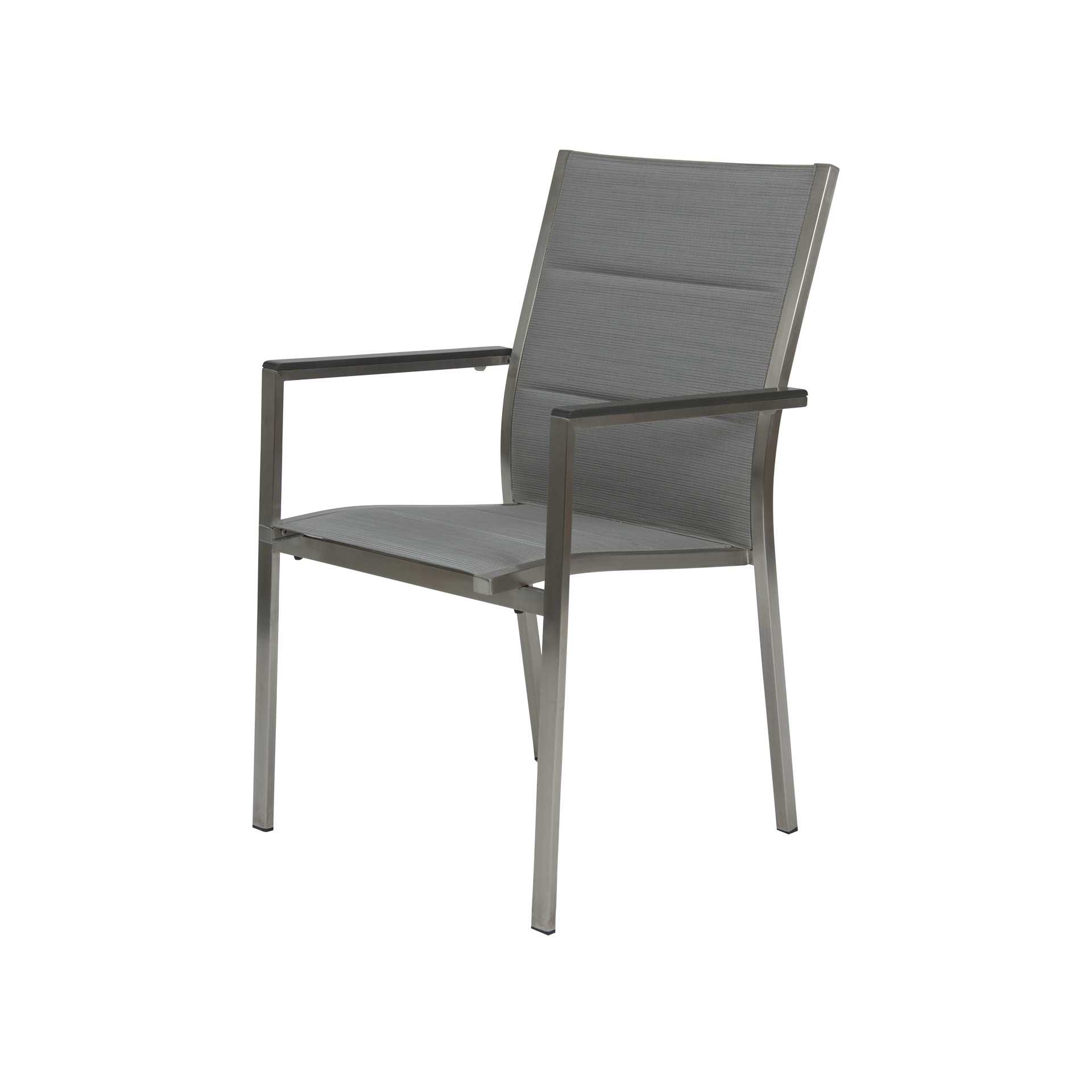 Stern Stapelsessel Cardiff Armlehne Anthrazit Bezug Silber Gestell Edelstahl Stern Stapelsessel Cardiff Armlehne Anthrazit Bezug Silber Gestell Edelstahl