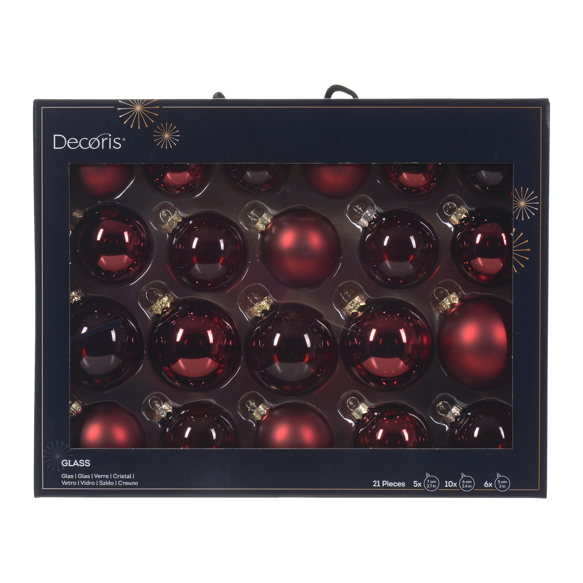 Weihnachtskugeln Berre Glamour ochsenblut Weihnachtskugeln Berre Glamour ochsenblut