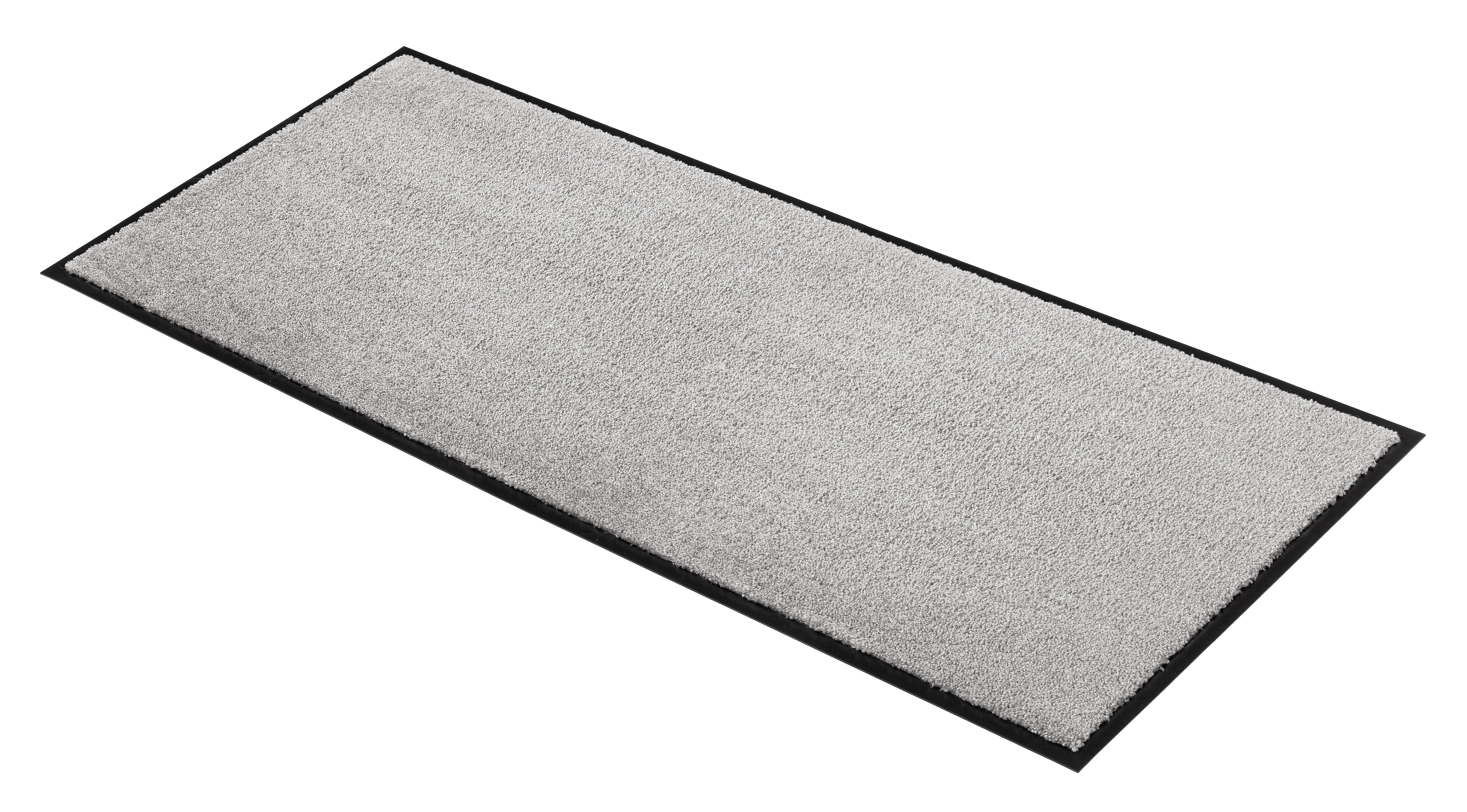 SCHÖNER WOHNEN-Kollektion Fußmatte Miami 67x150 Grau uni SCHÖNER WOHNEN-Kollektion Fußmatte Miami 67x150 Grau uni