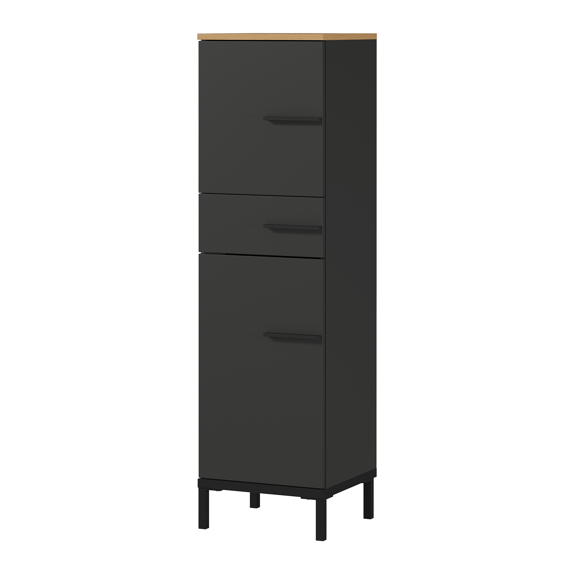Paul Phillip Badschrank YOUAN Grau 34*34*123