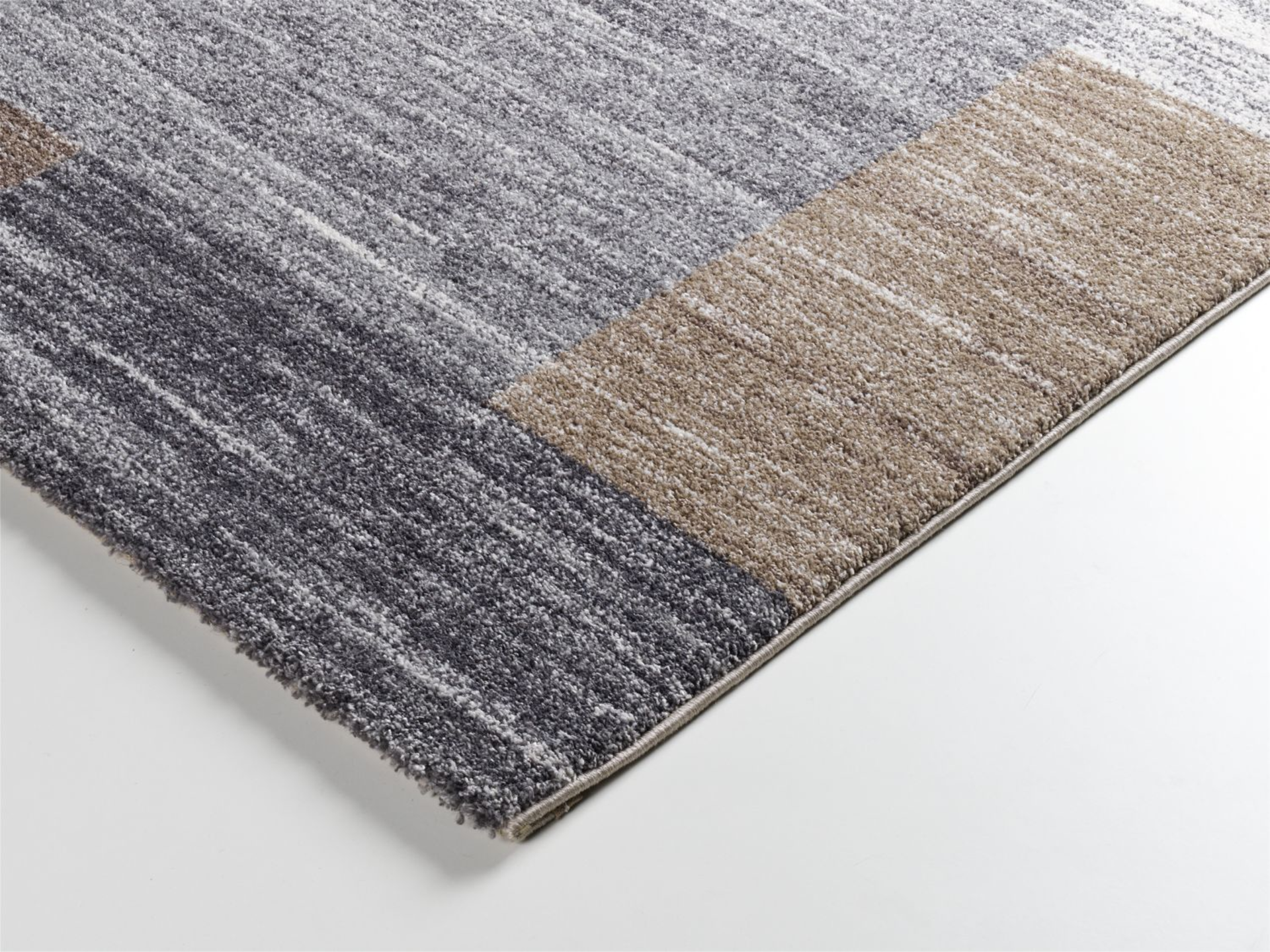 Teppich Soft Border 160x230cm Grau Teppich Soft Border 160x230cm Grau