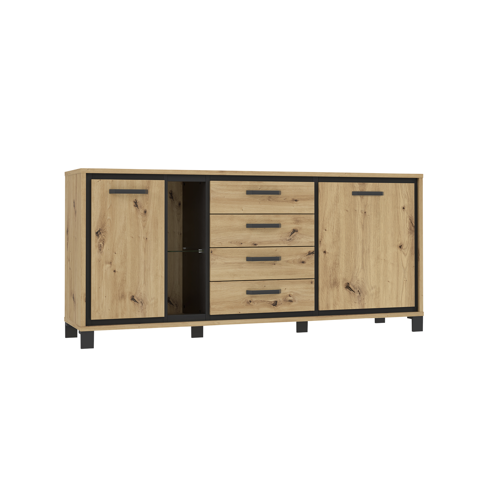 Sideboard Trinidad Eichefarben 41.5*177.4*81.3