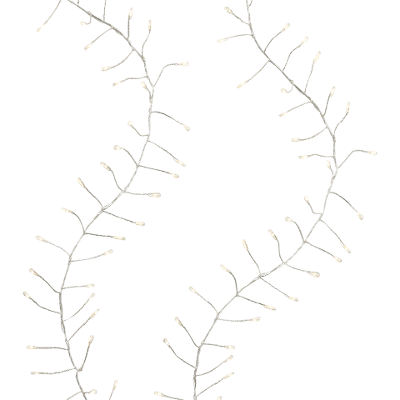 Weihnachtsbeleuchtung Silber