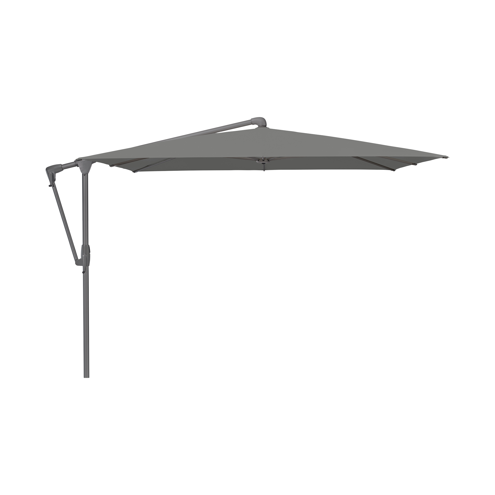 Glatz Ampelschirm SUNWING® Casa Grau rechteckig 300x240