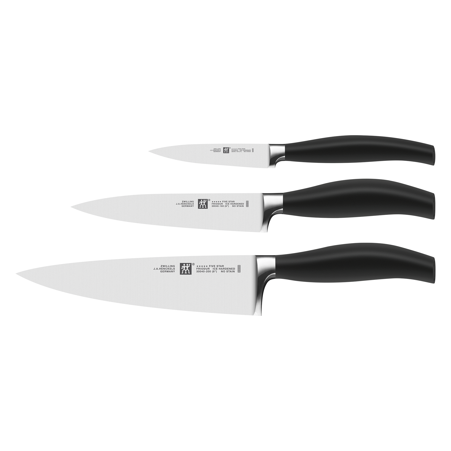 Zwilling Messer-Set Five Star 3-teilig