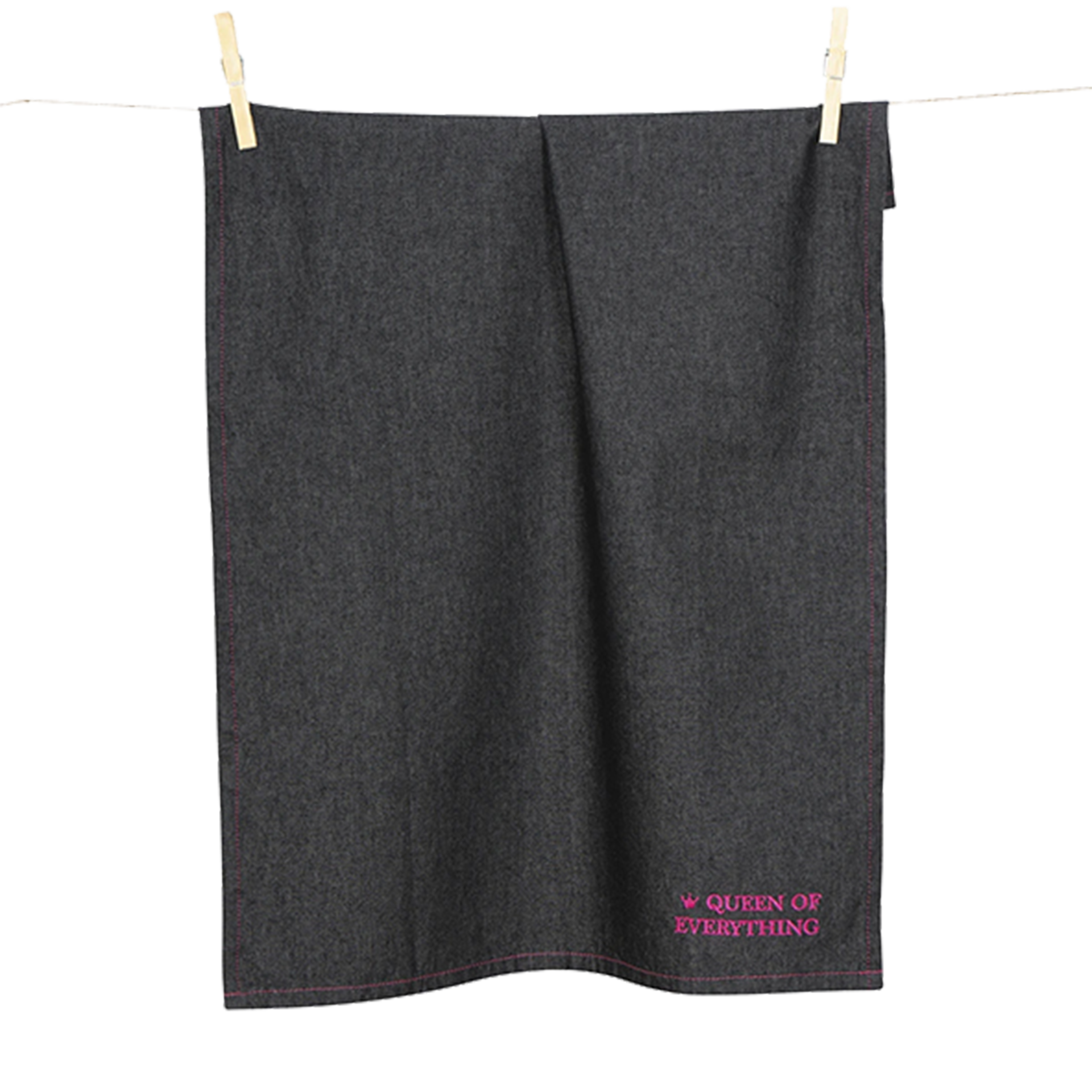 Geschirrhandtuch Denim Queen Black 50x70 Geschirrhandtuch Denim Queen Black 50x70