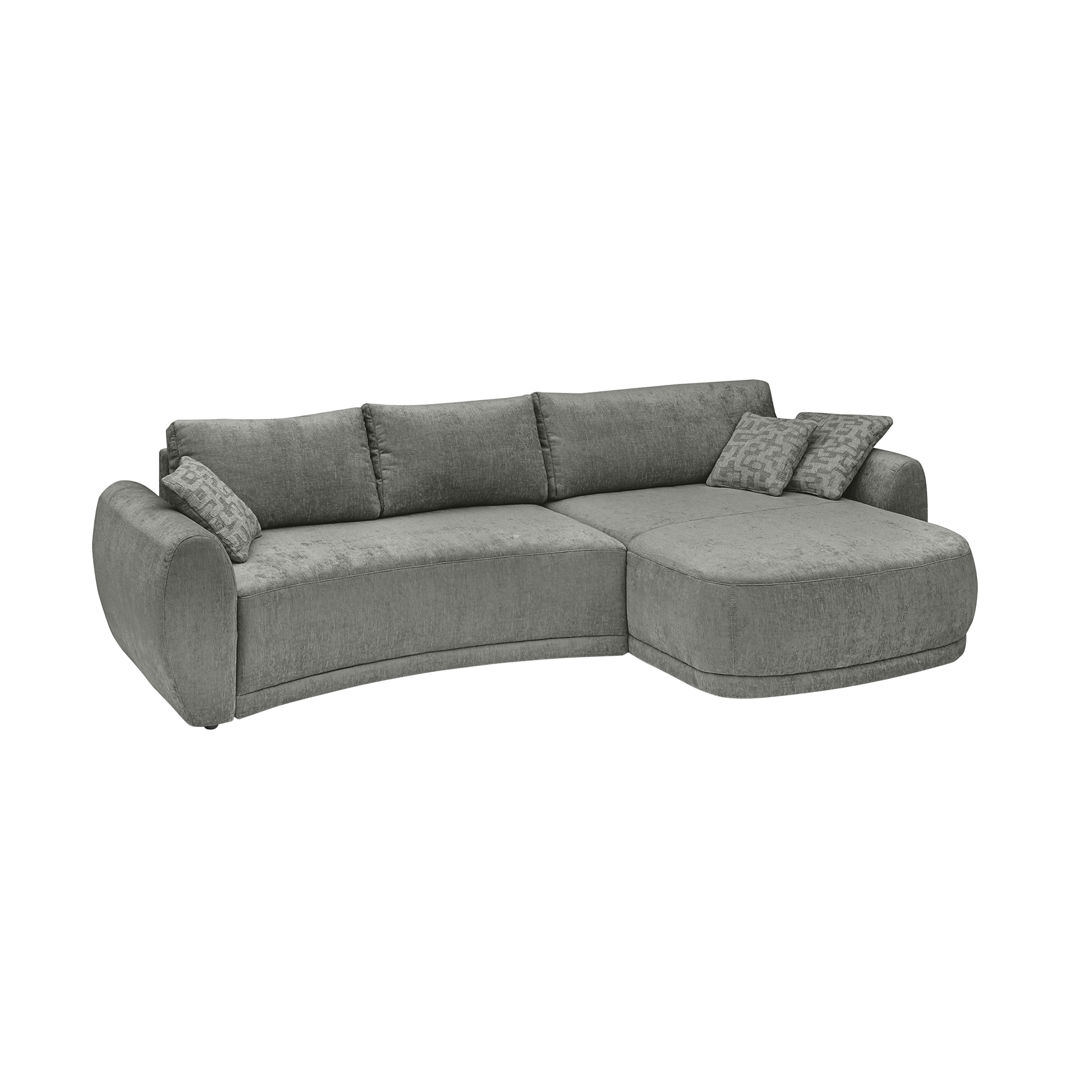 Ecksofa Josh Anthrazit Ottomane rechts Ecksofa Josh Anthrazit Ottomane rechts