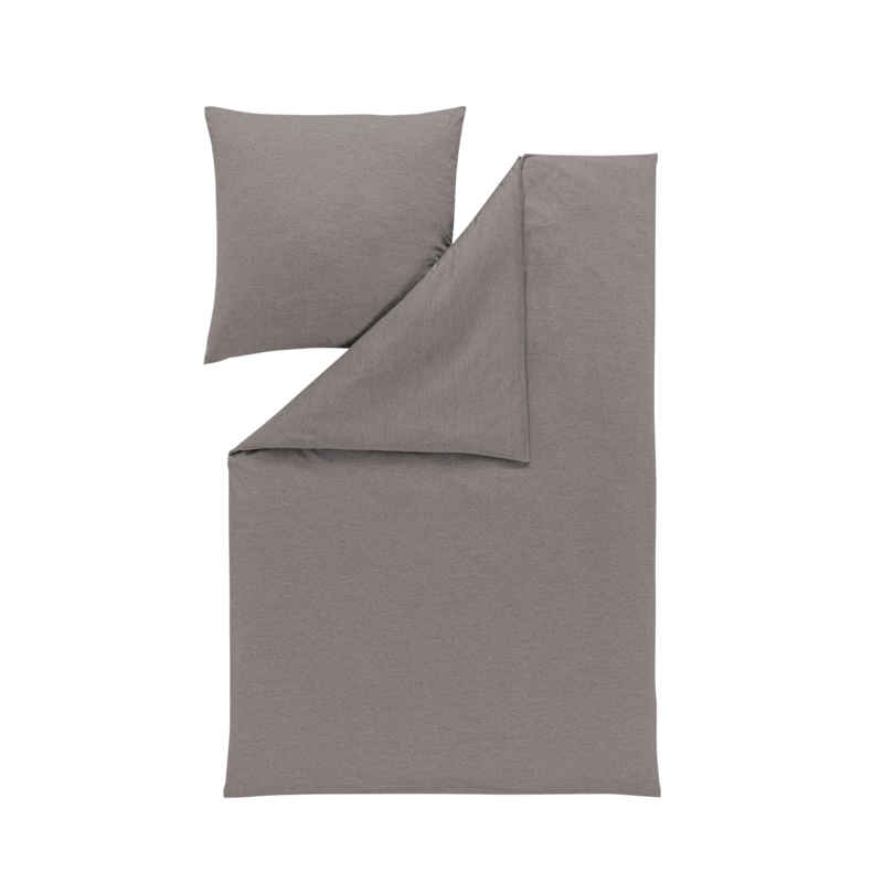 Jersey Bettwäsche Takoma Taupe 155x220cm