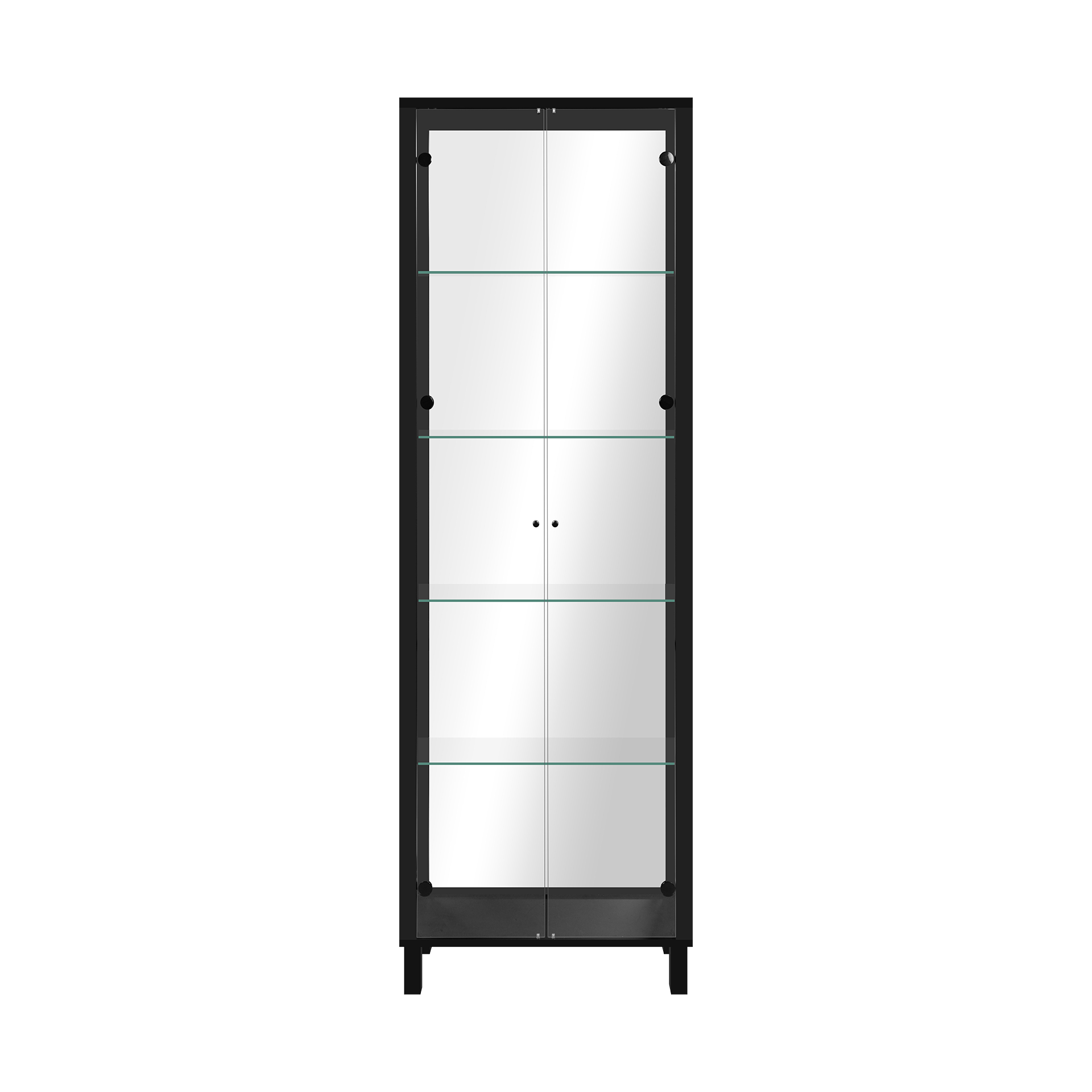 Vitrine Alba Schwarz Vitrine Alba Schwarz