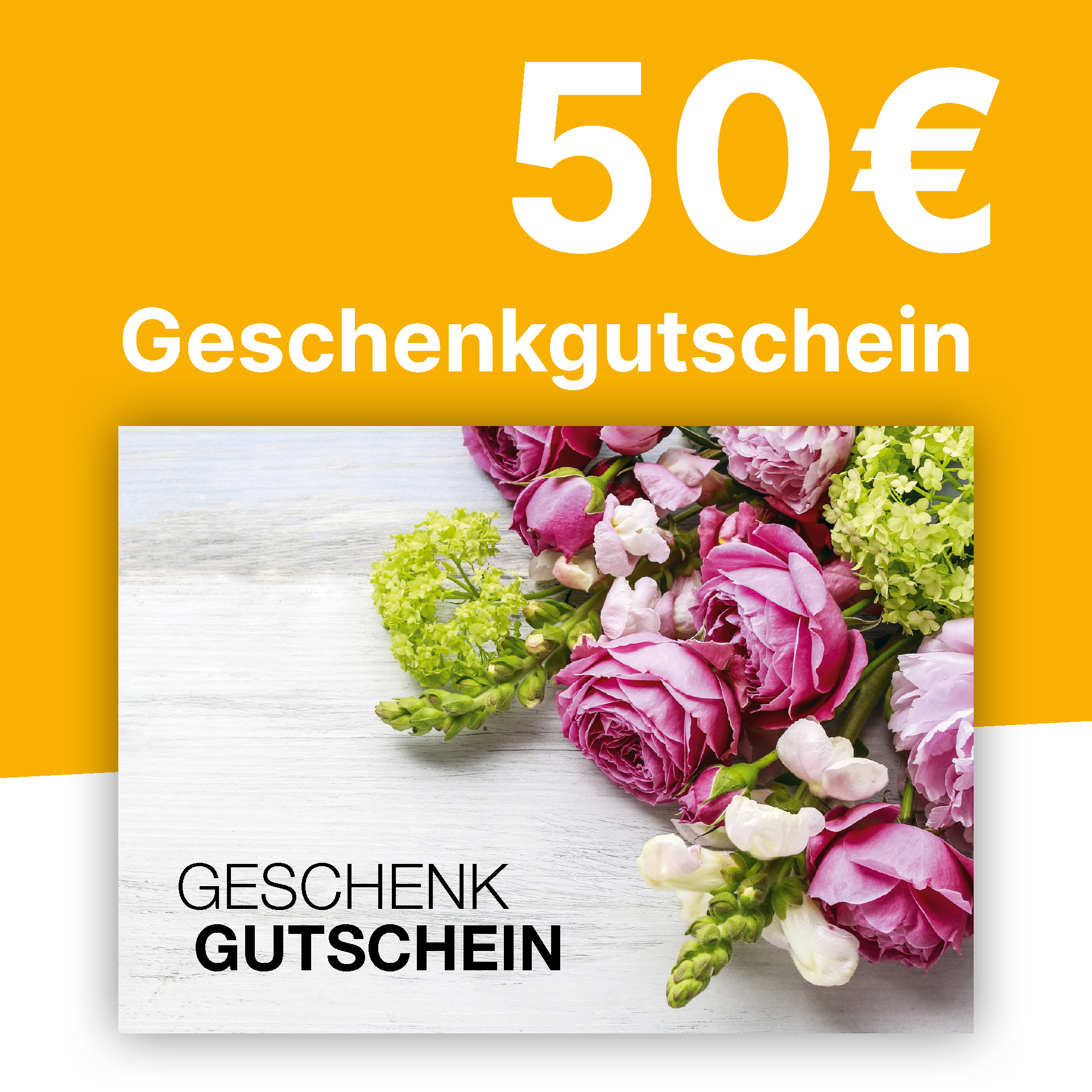 Gutschein 50,- € Gutschein 50,- €