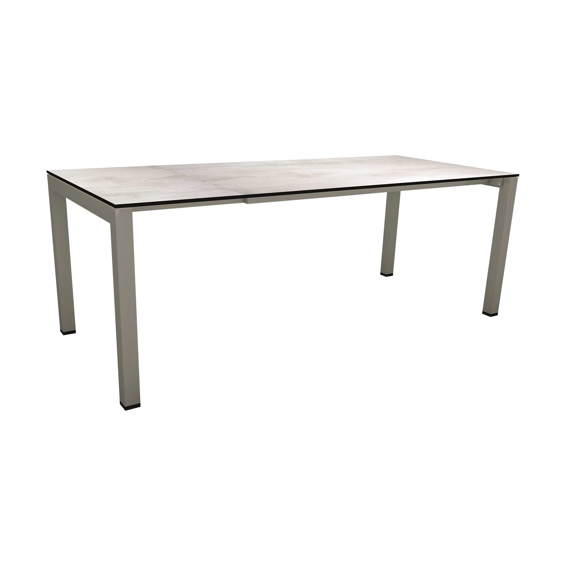 Stern Gartentisch ausziehbar Standard ausziehbar 174*90*75 Tischplatte Zement Hell Gestell Graphit Stern Gartentisch ausziehbar Standard ausziehbar 174*90*75 Tischplatte Zement Hell Gestell Graphit