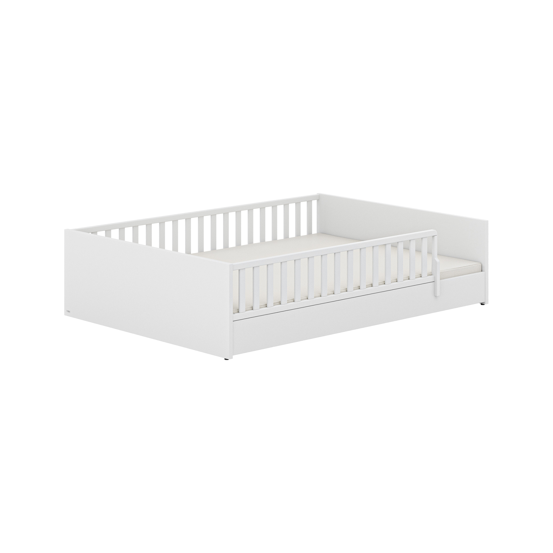 Paidi Babybett Little Flo Gestell Kreideweiß 140x200 cm Paidi Babybett Little Flo Gestell Kreideweiß 140x200 cm