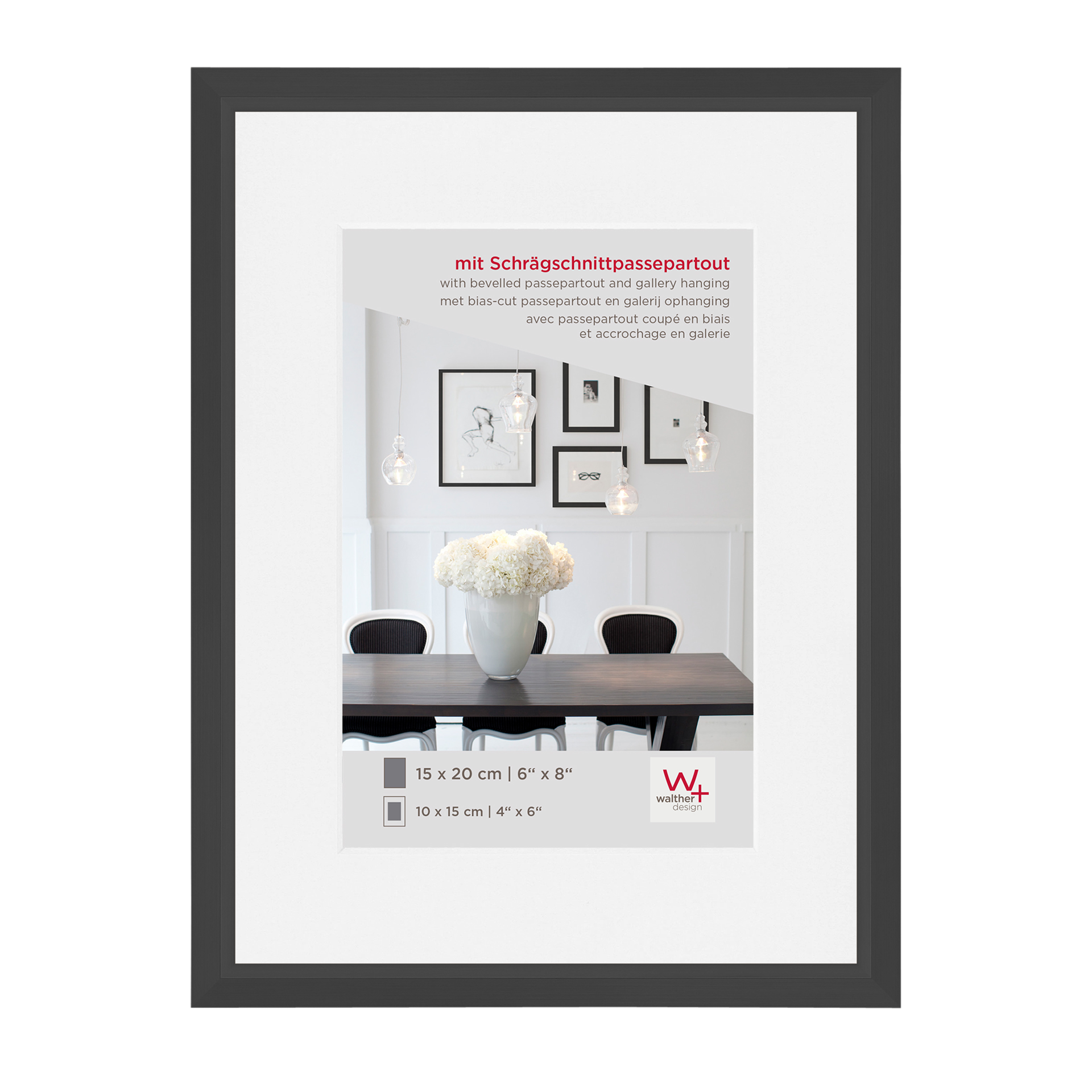 Bilderrahmen Steel Style schwarz Bilderrahmen Steel Style schwarz