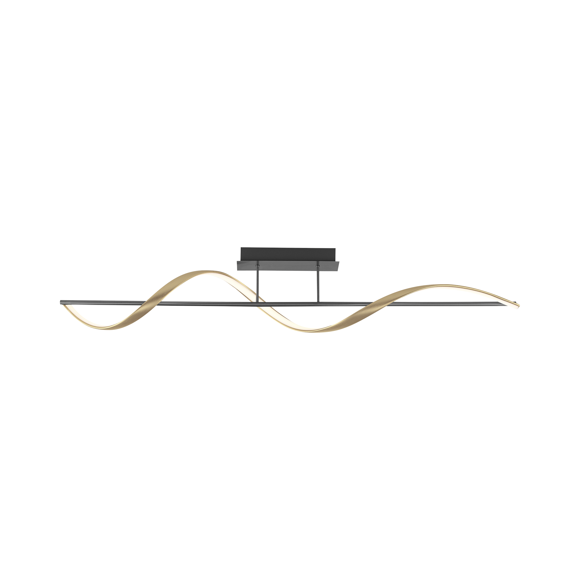 Deckenleuchte Q-SWING goldfarben Anthrazit Silber Deckenleuchte Q-SWING goldfarben Anthrazit Silber